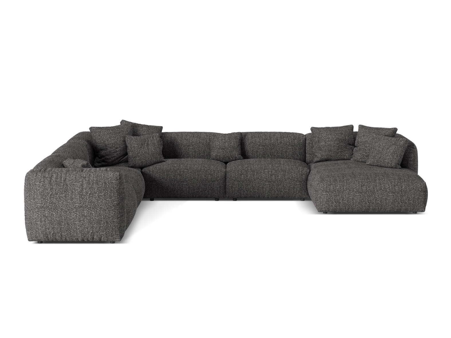 Modulares Ecksofa Sorcoro 132 (Monet Anthracite)