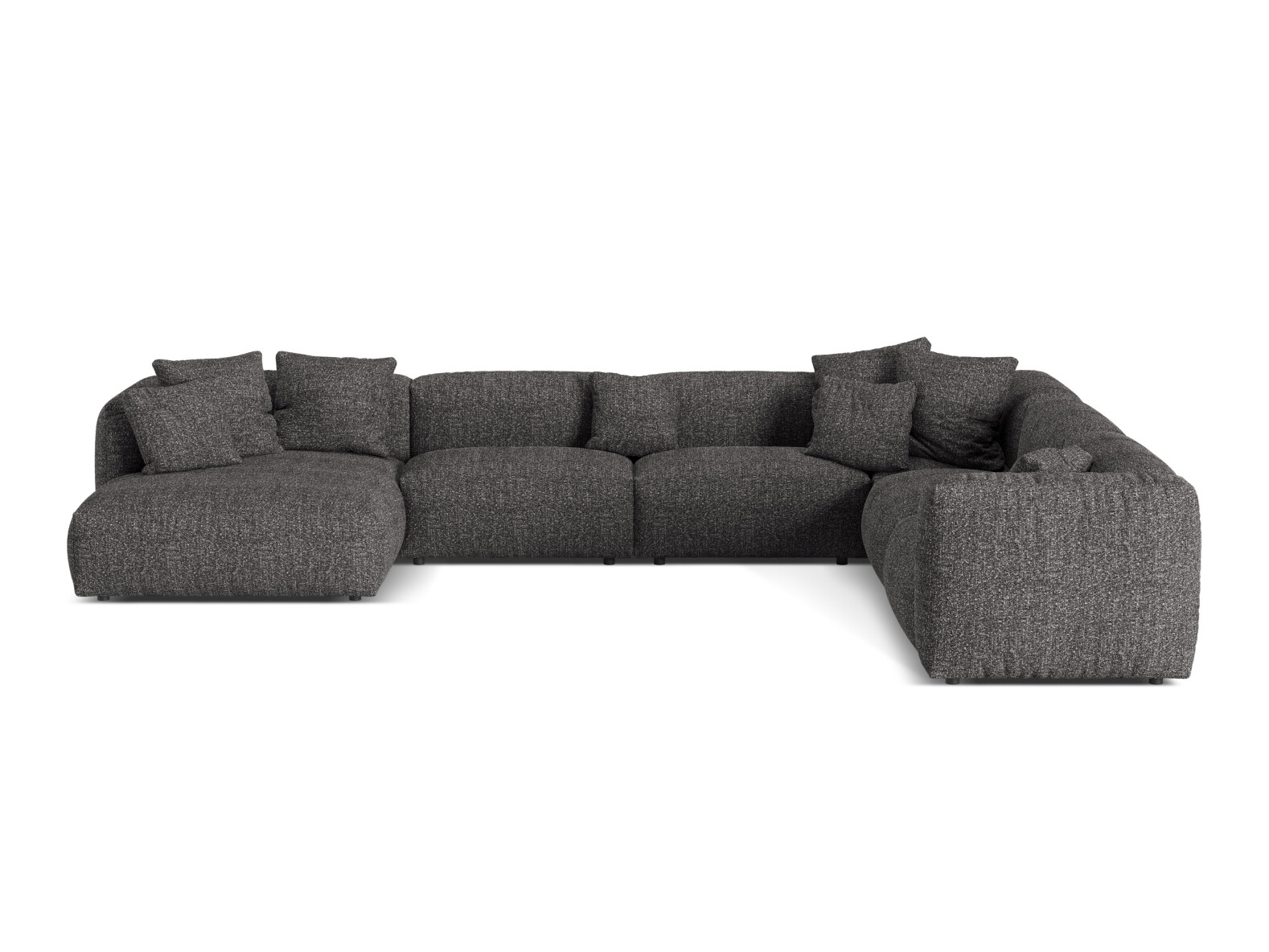 Modulares Ecksofa Sorcoro 132 (Monet Anthracite)