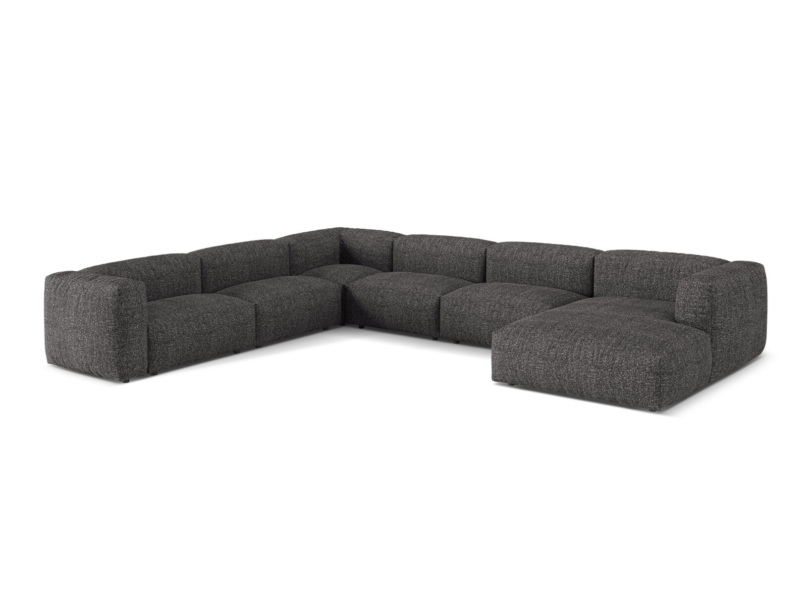 Modulares Ecksofa Sorcoro 132 (Monet Anthracite)