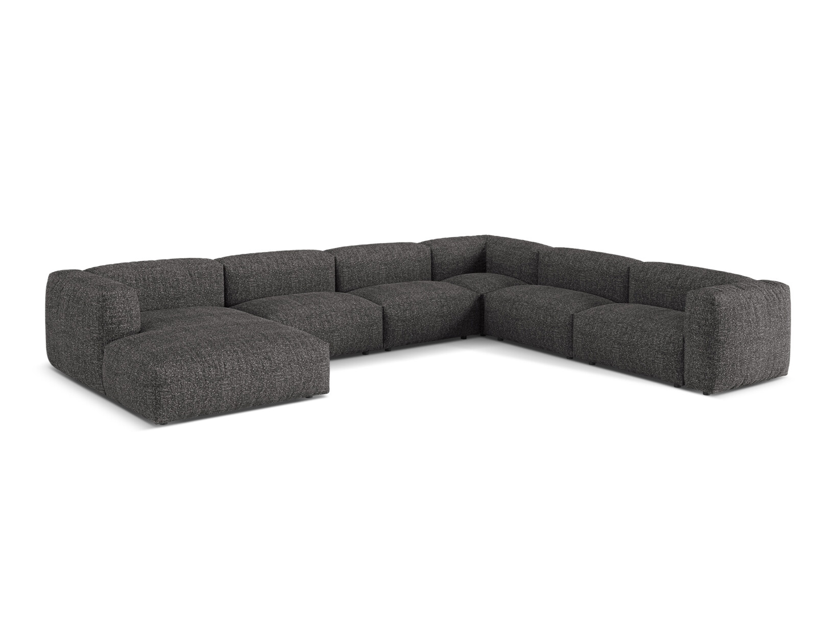 Modulares Ecksofa Sorcoro 132 (Monet Anthracite)