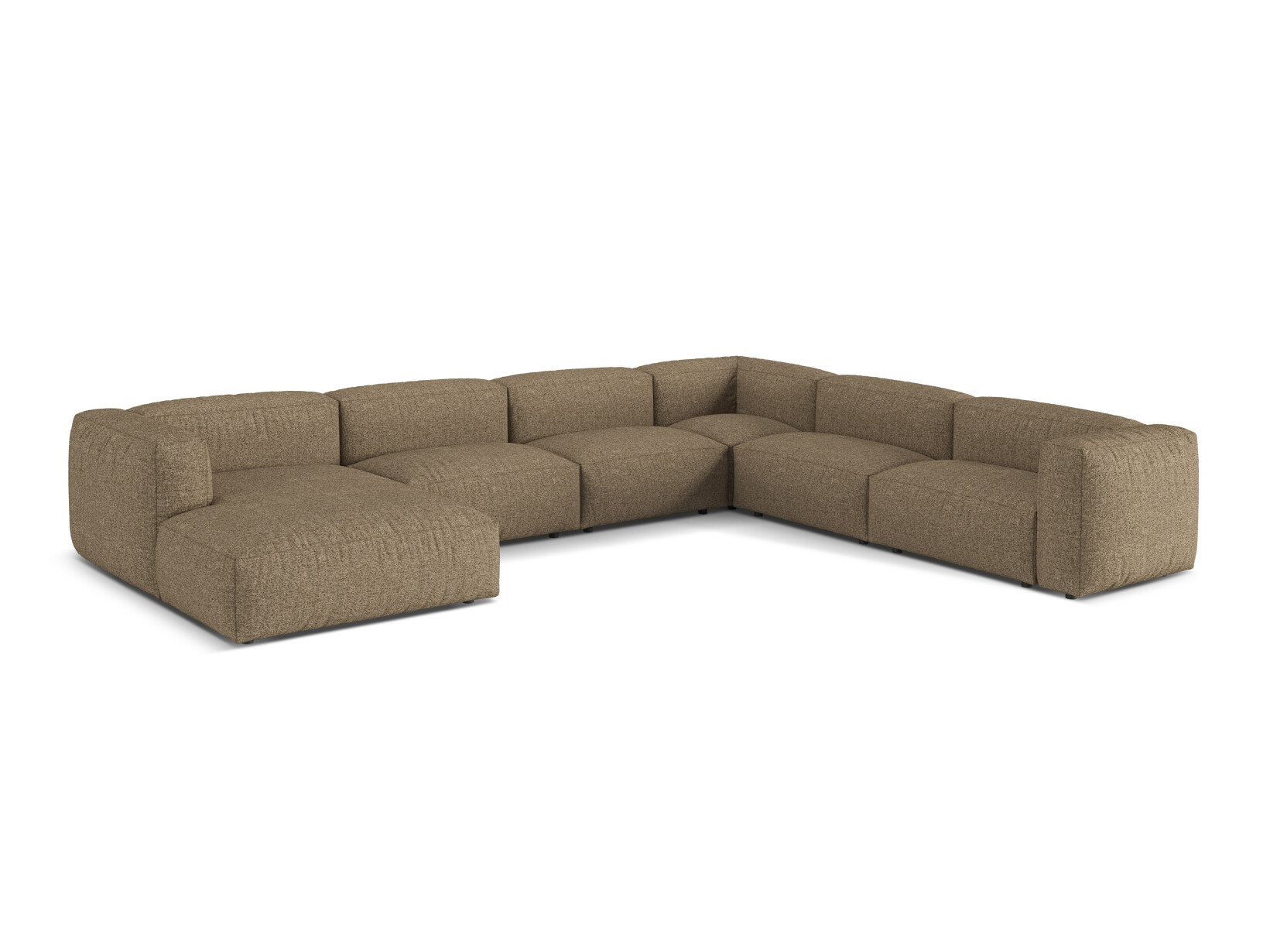 Modulares Ecksofa Sorcoro 132 (Monet Cappucinein)