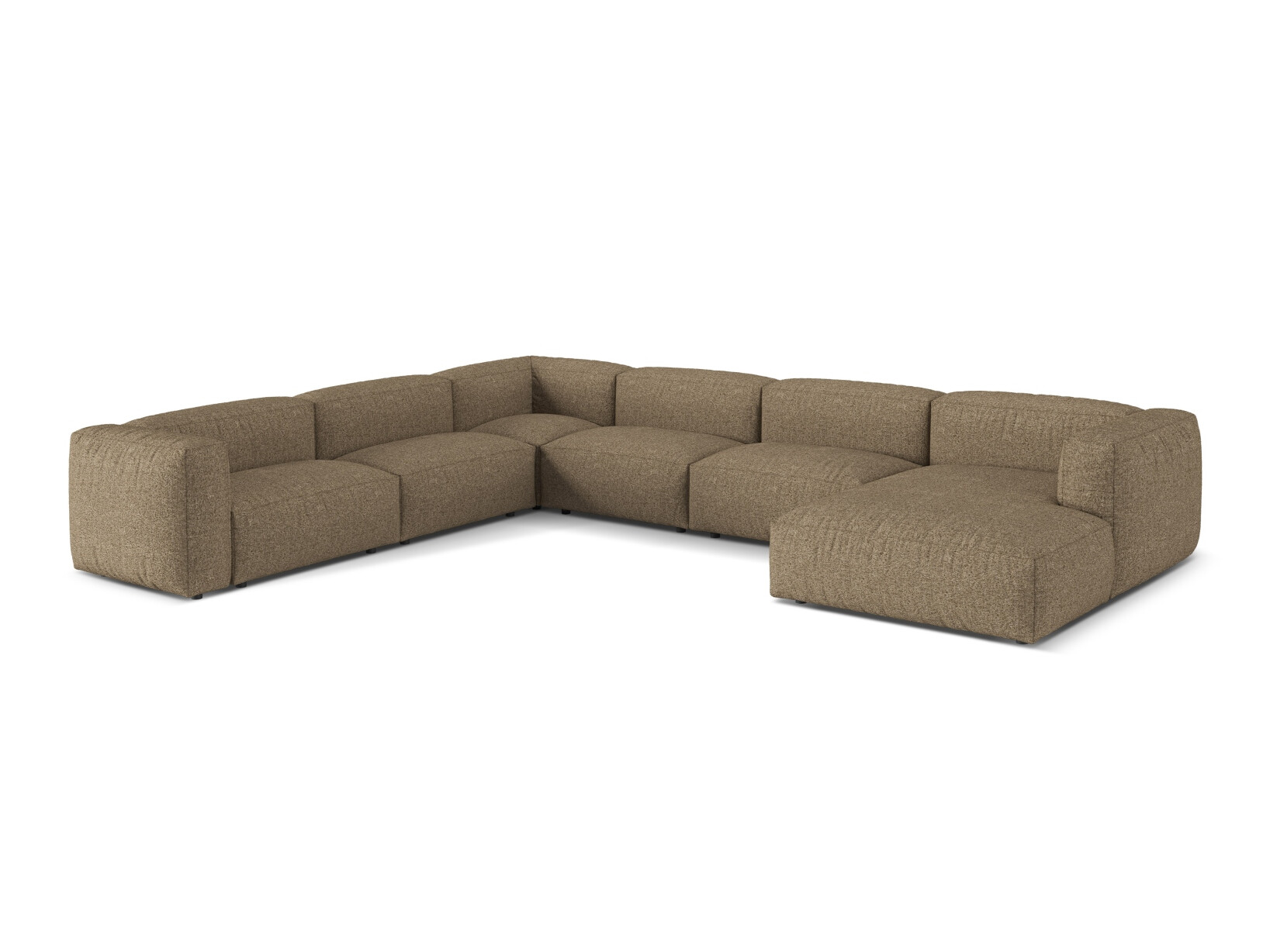 Modulares Ecksofa Sorcoro 132 (Monet Cappucinicht)