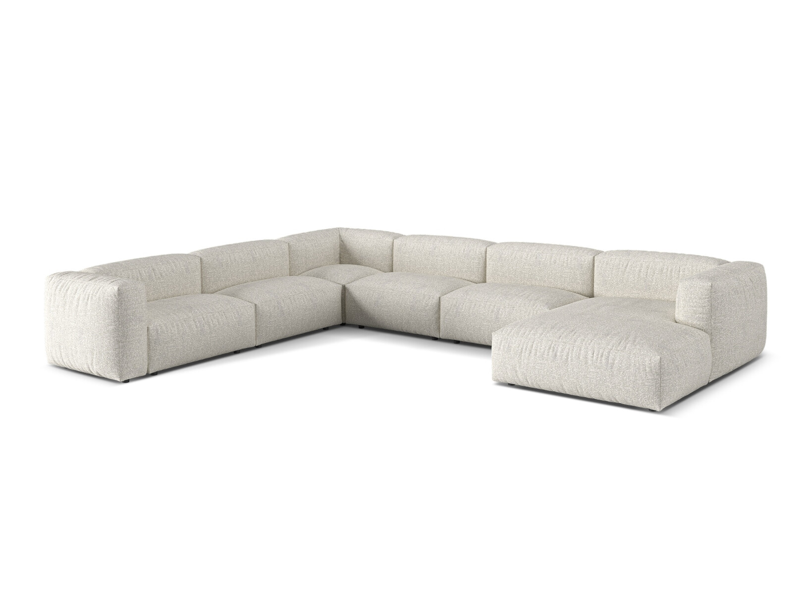 Modulares Ecksofa Sorcoro 132 (Monet Pearl)