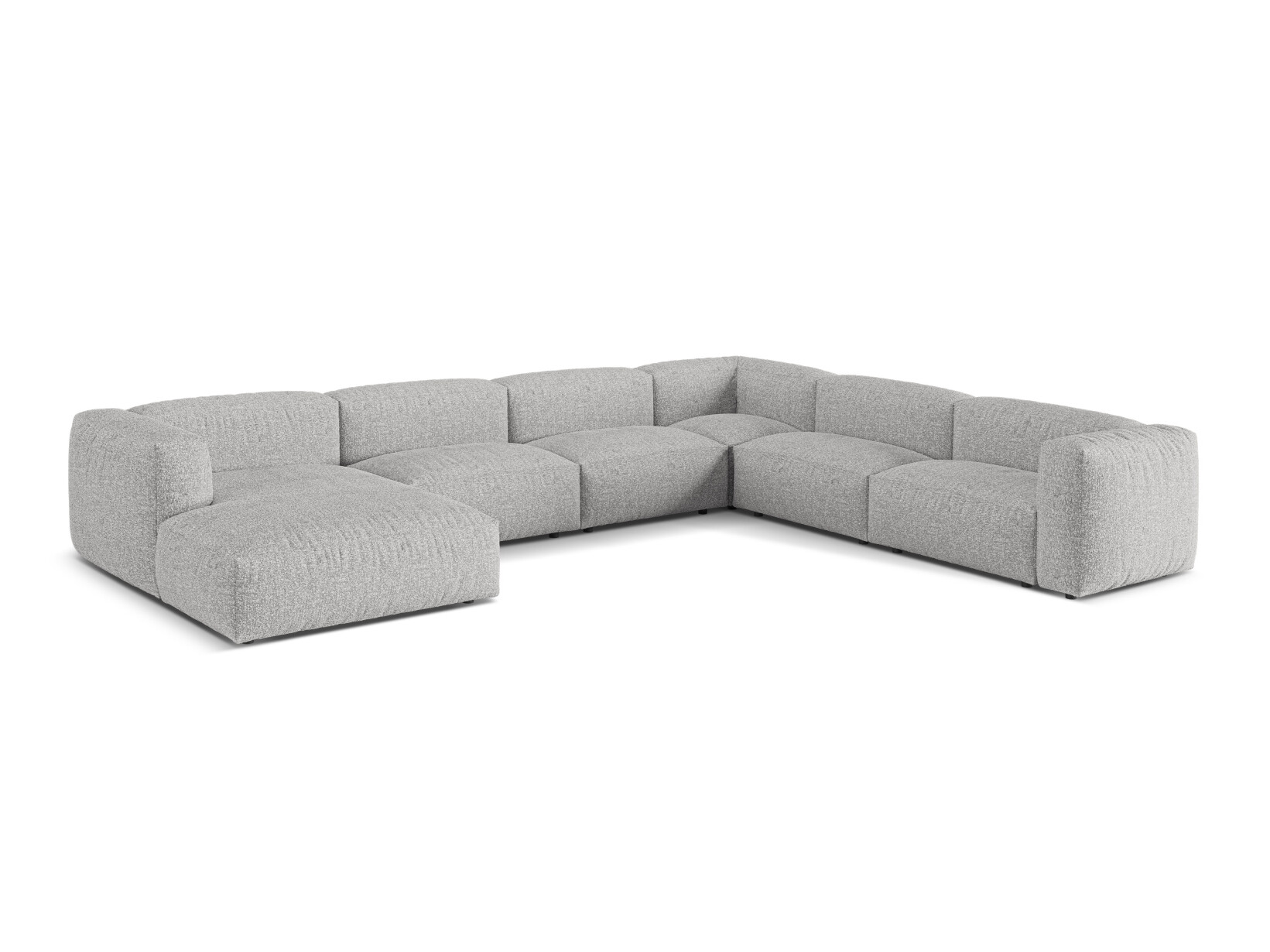 Modulares Ecksofa Sorcoro 132 (Monet Silver)