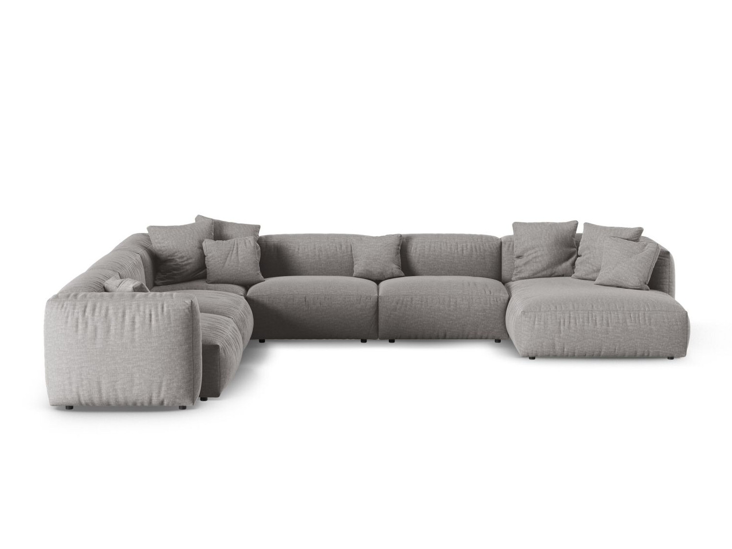 Modulares Ecksofa Sorcoro 133 (Boston Light Grey)
