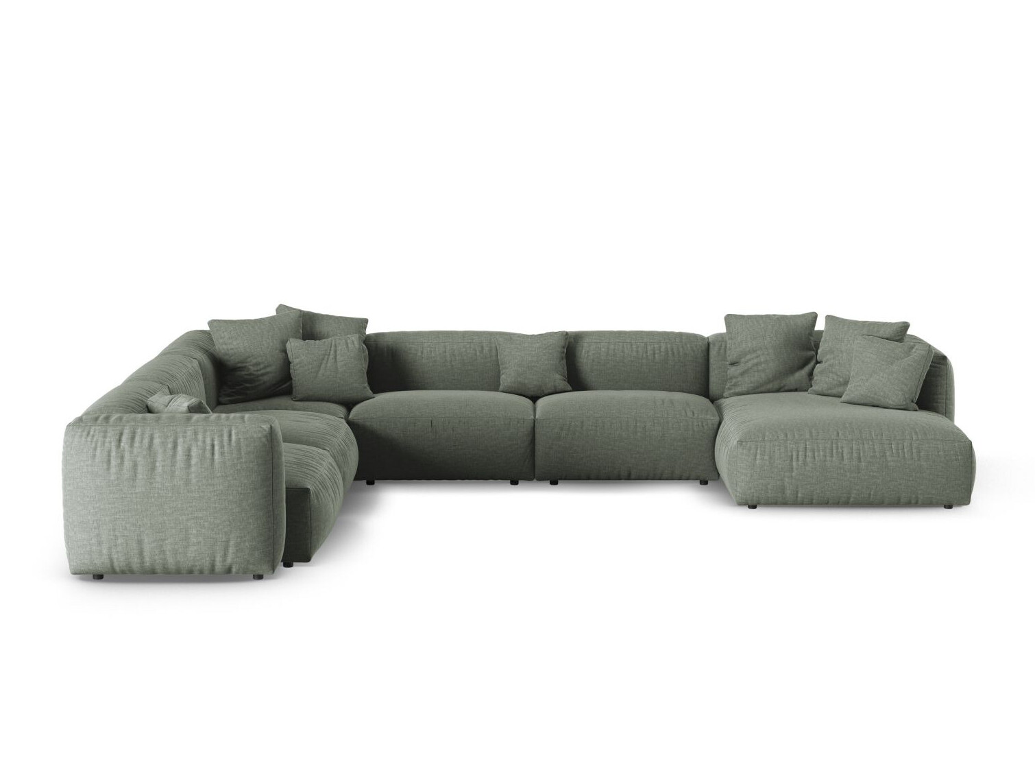 Modulares Ecksofa Sorcoro 133 (Boston Water Green)