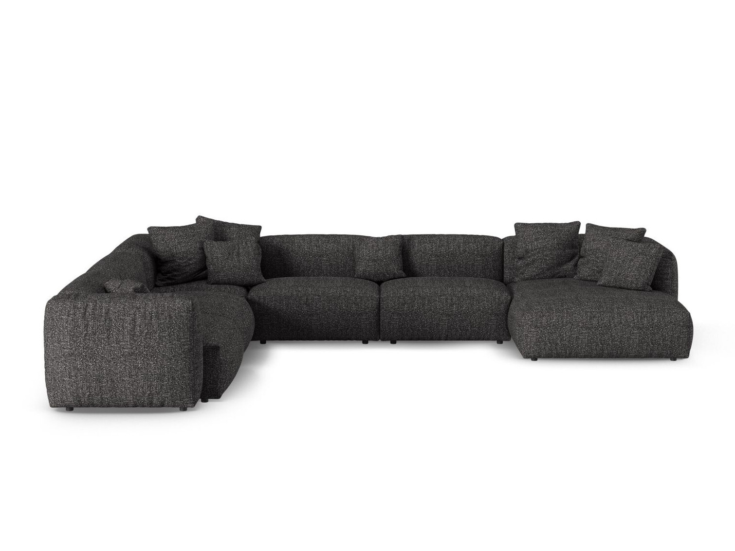 Modulares Ecksofa Sorcoro 133 (Monet Anthracite)