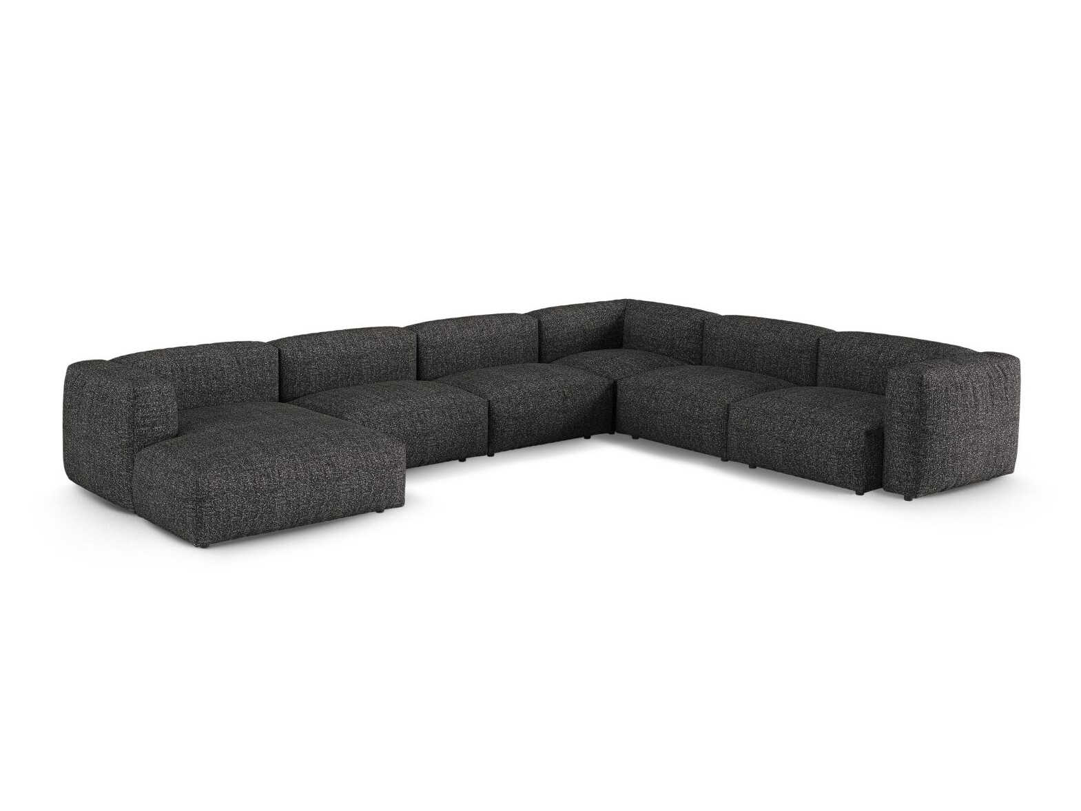 Modulares Ecksofa Sorcoro 133 (Monet Anthracite)