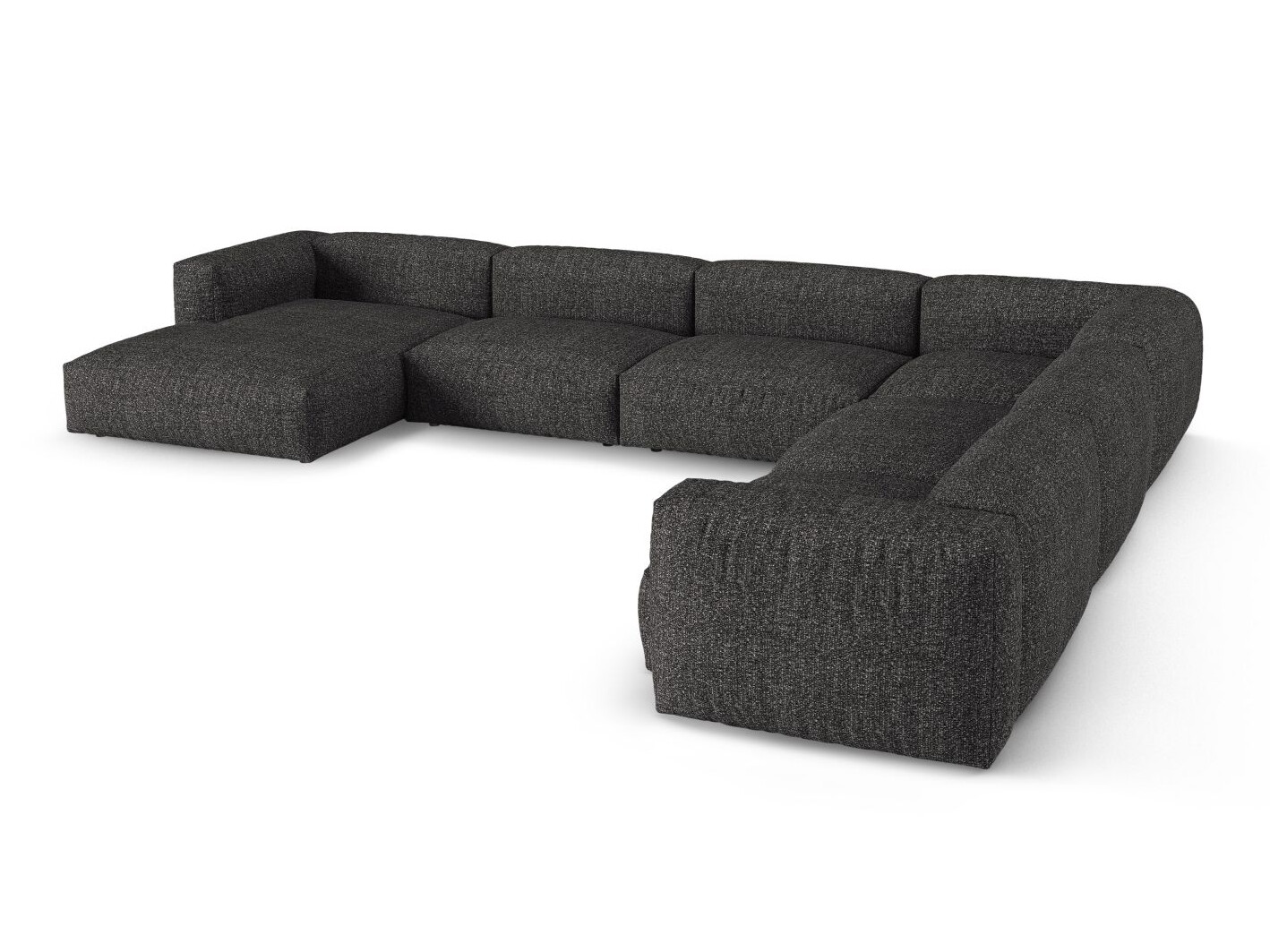 Modulares Ecksofa Sorcoro 133 (Monet Anthracite)