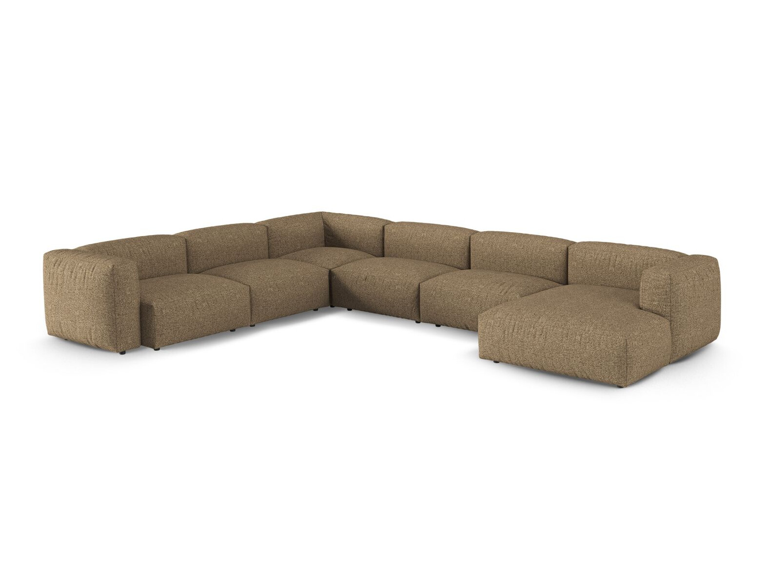 Modulares Ecksofa Sorcoro 133 (Monet Cappucinein)