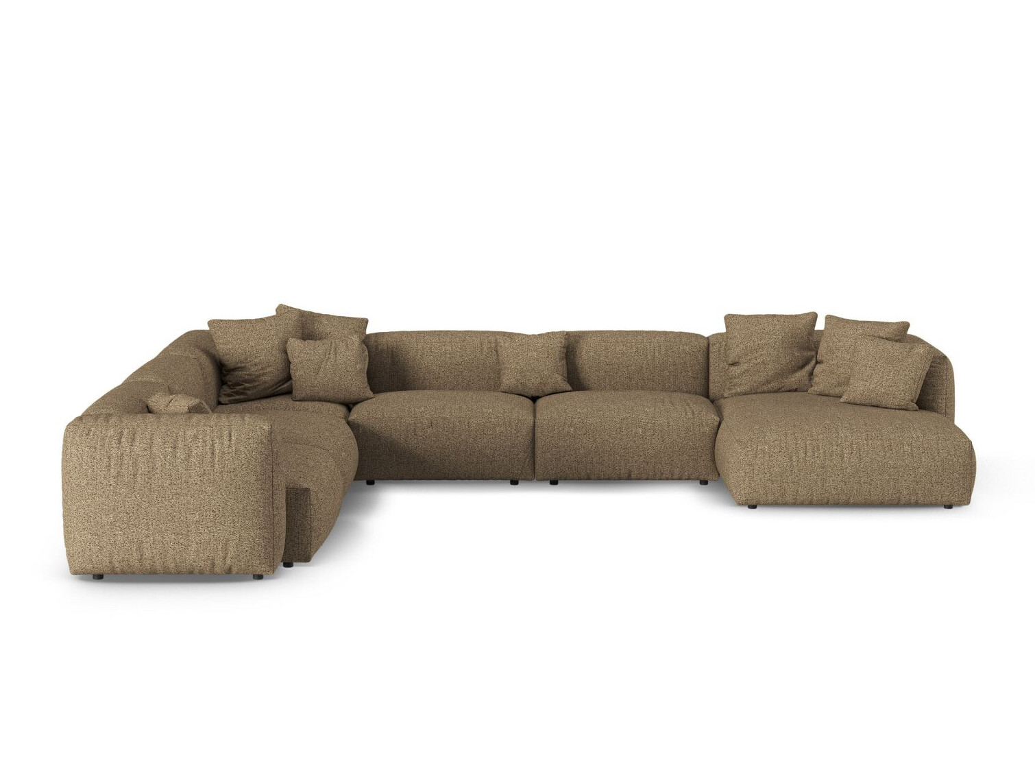Modulares Ecksofa Sorcoro 133 (Monet Cappucinicht)
