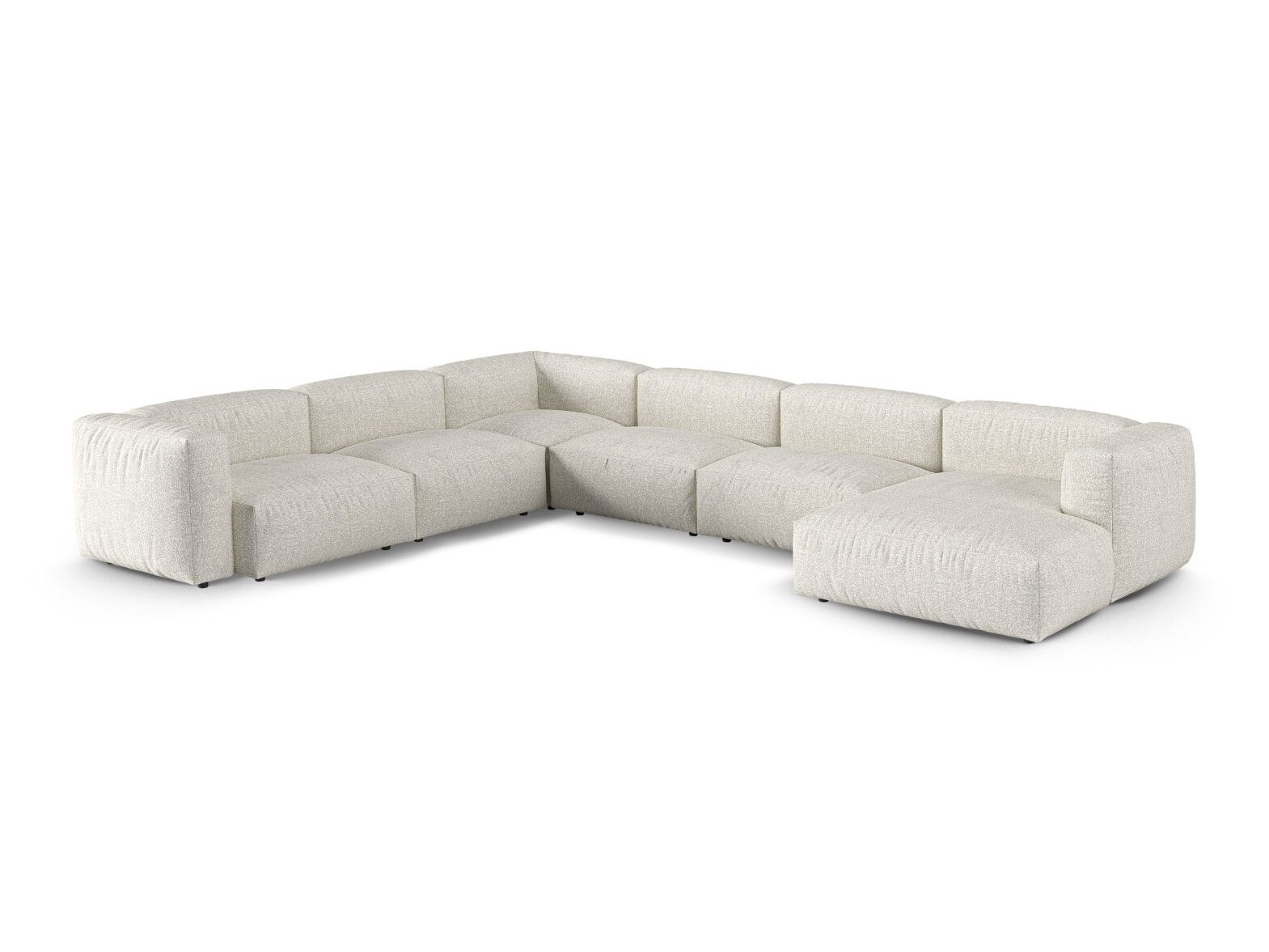 Modulares Ecksofa Sorcoro 133 (Monet Pearl)