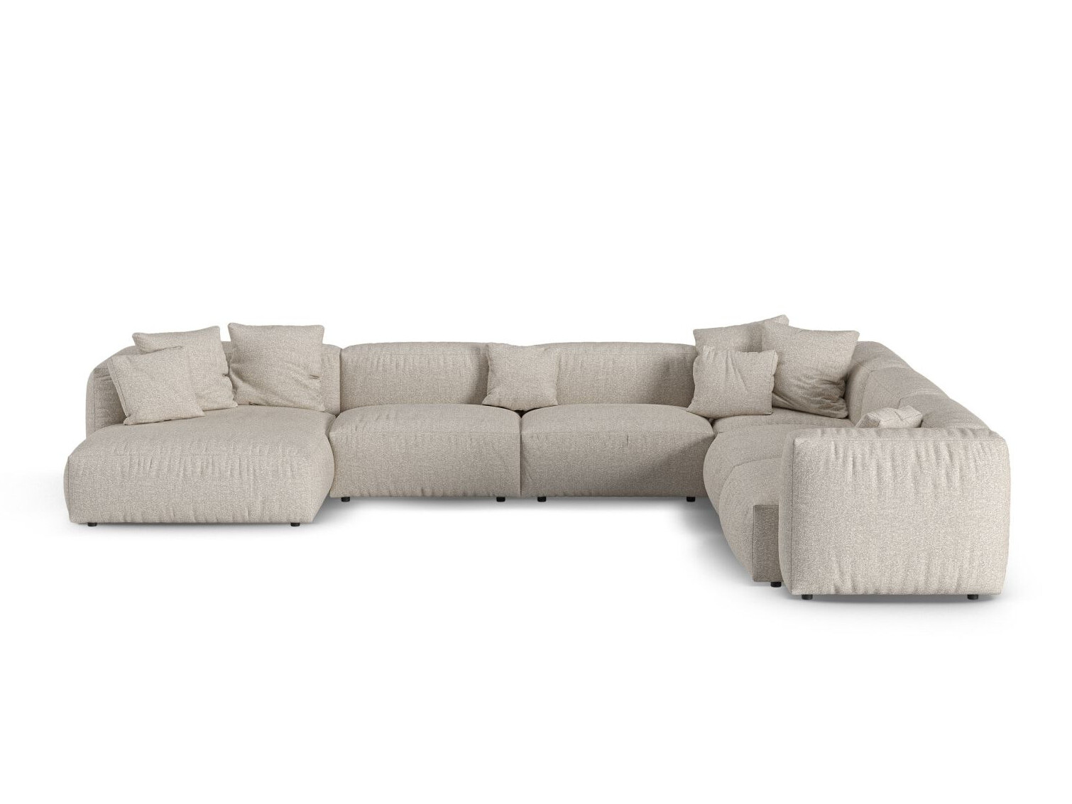 Modulares Ecksofa Sorcoro 133 (Monet Sand)