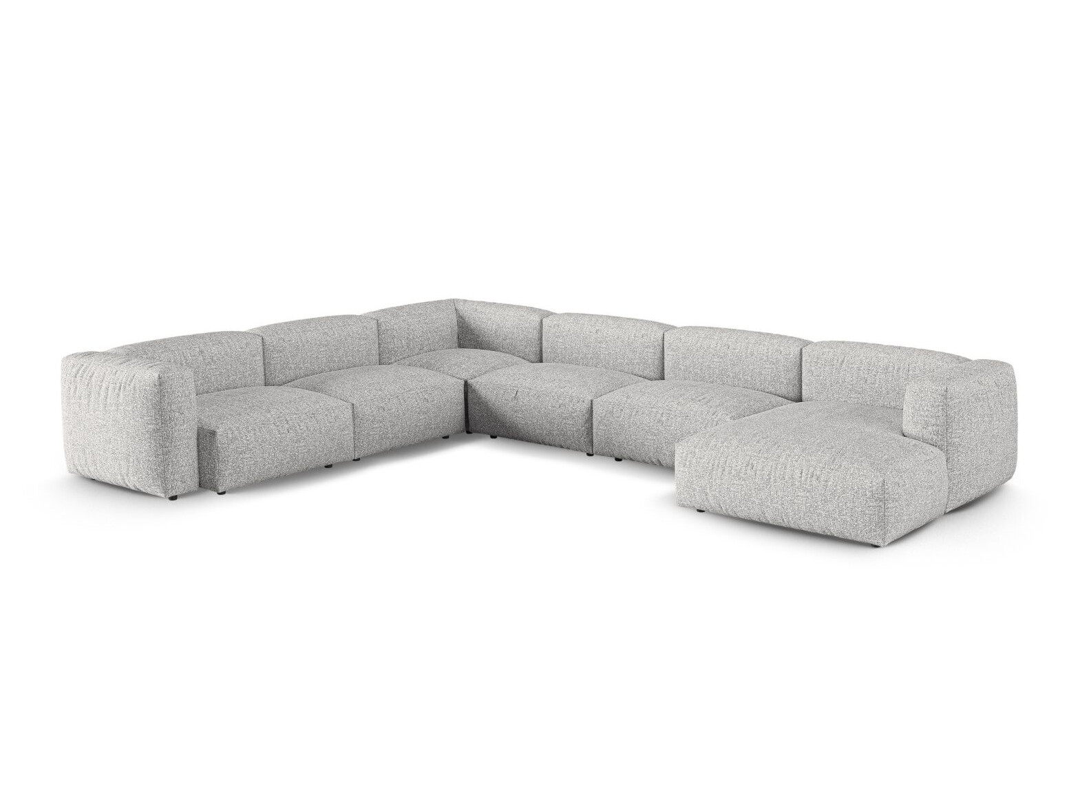 Modulares Ecksofa Sorcoro 133 (Monet Silver)