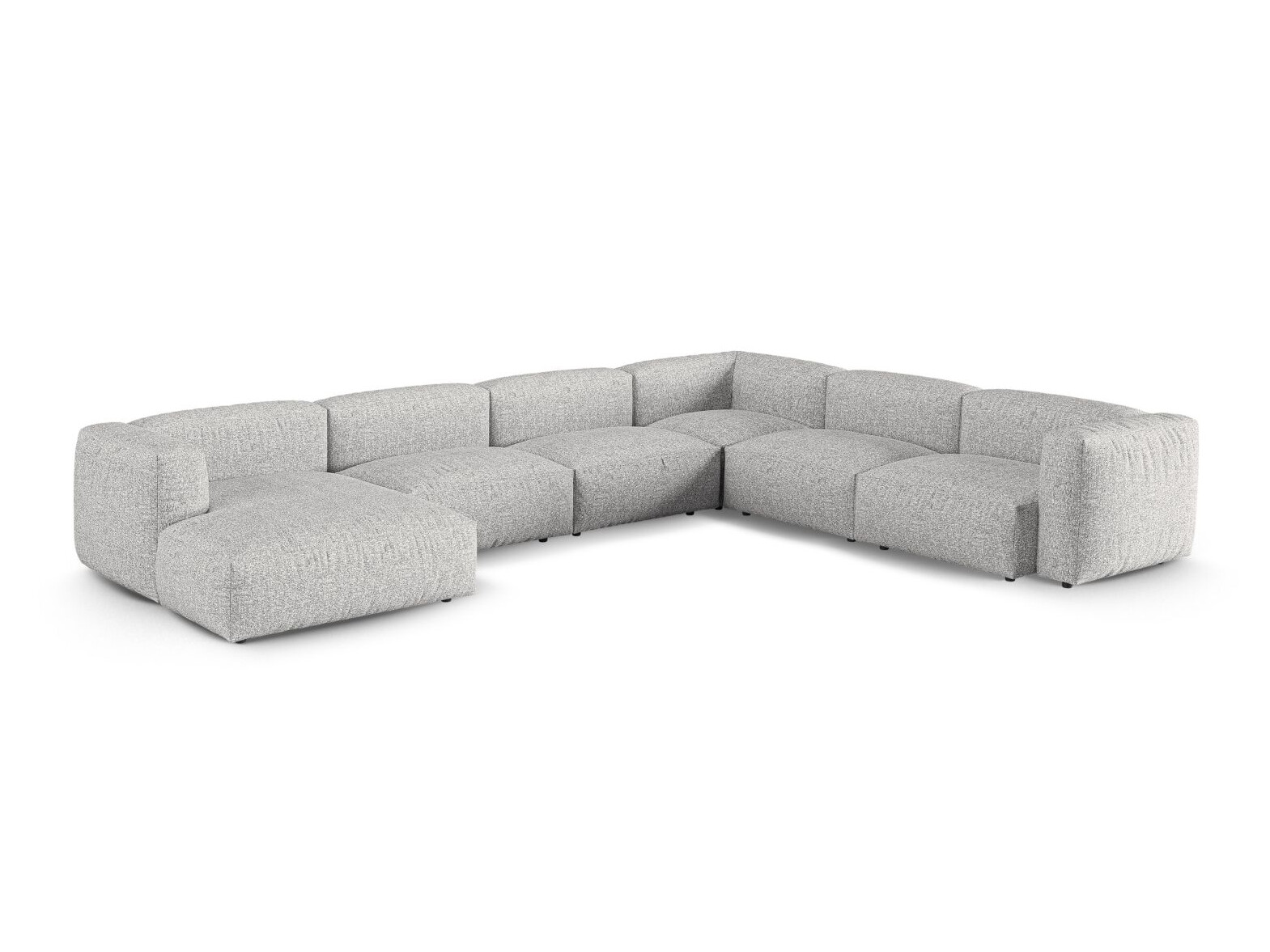 Modulares Ecksofa Sorcoro 133 (Monet Silver)