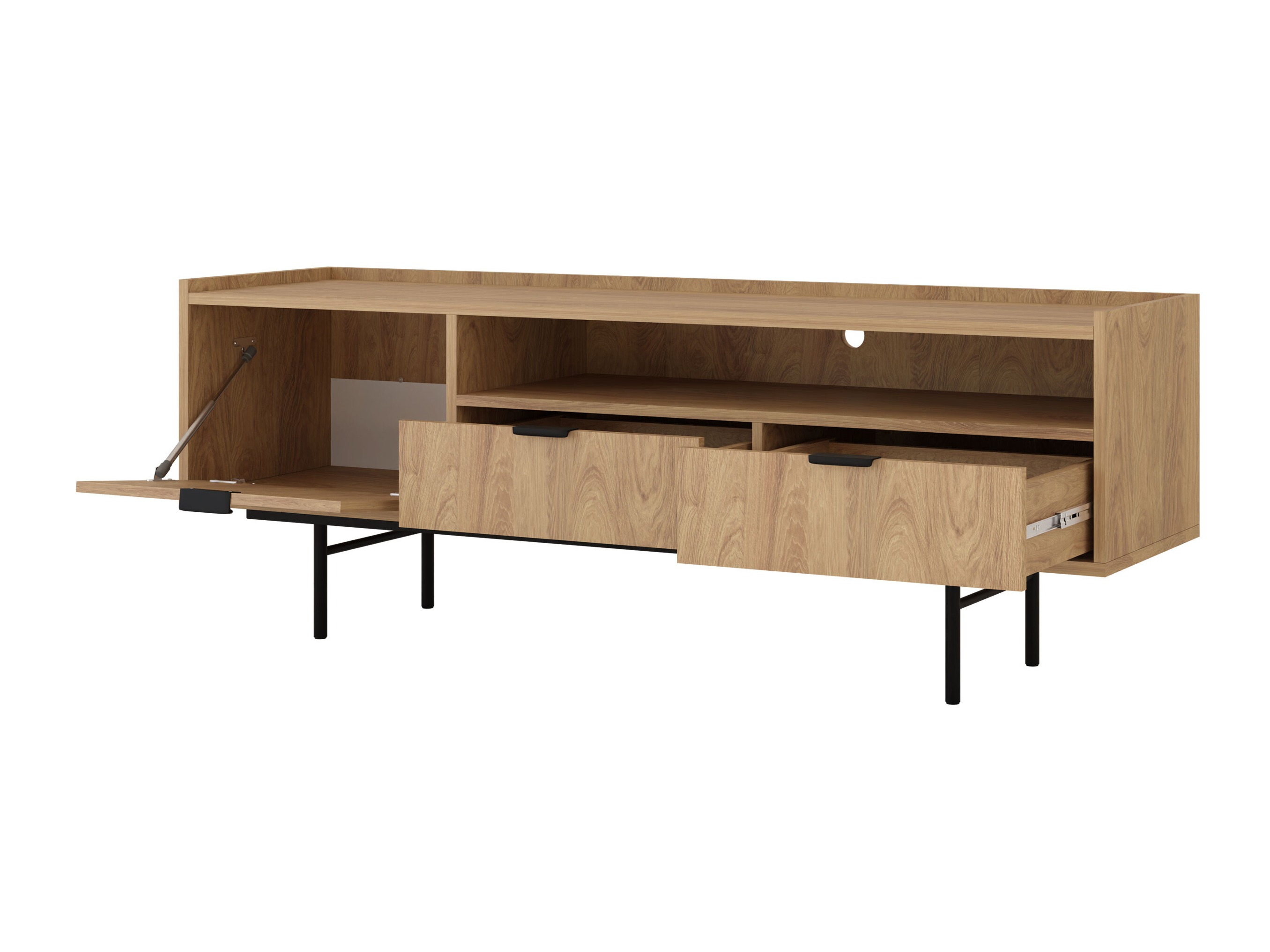 TV-Möbel Floelbe 104 (Eichenholzoptik)