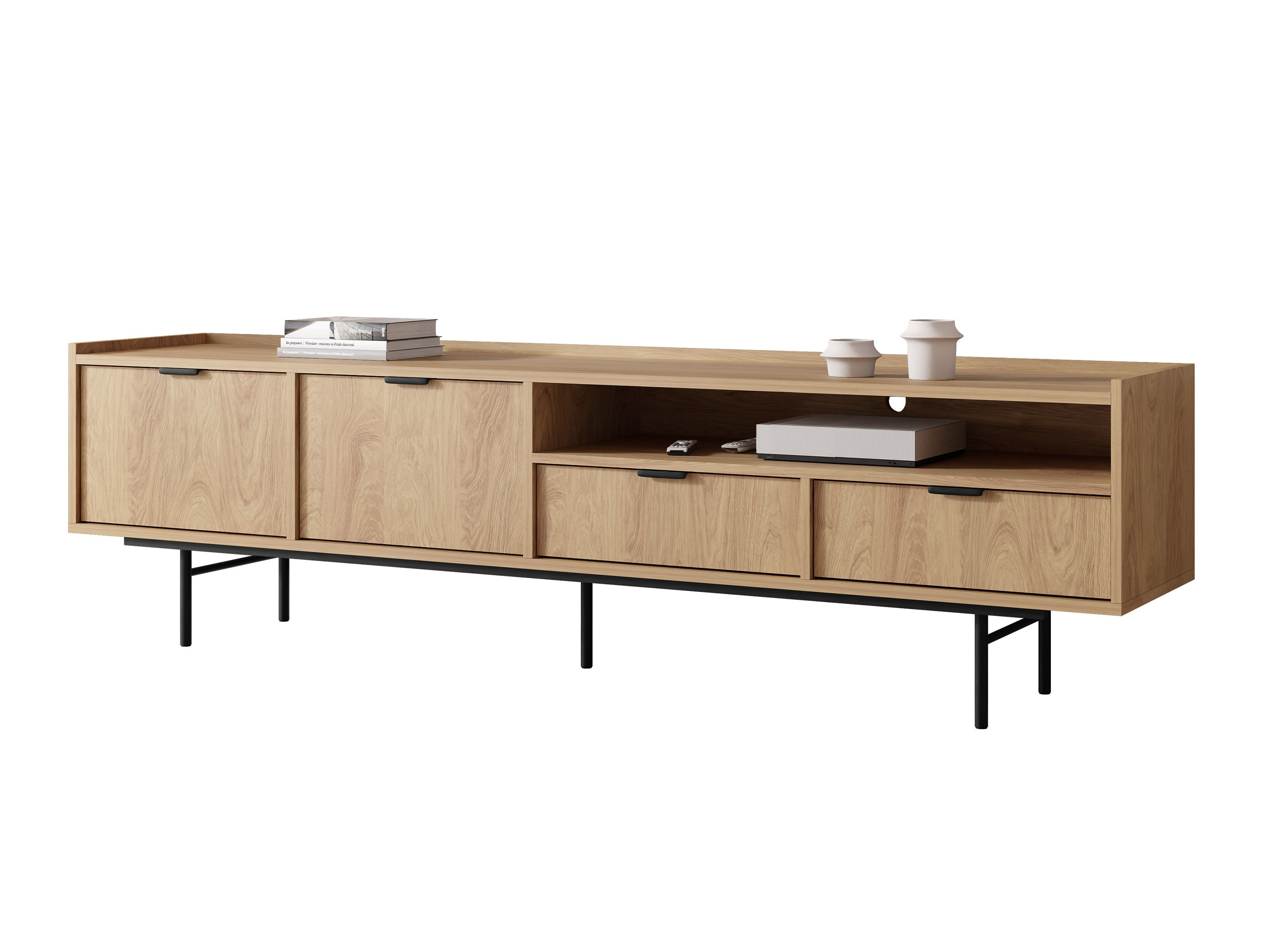 TV-Möbel Floelbe 105 (Eichenholzoptik)