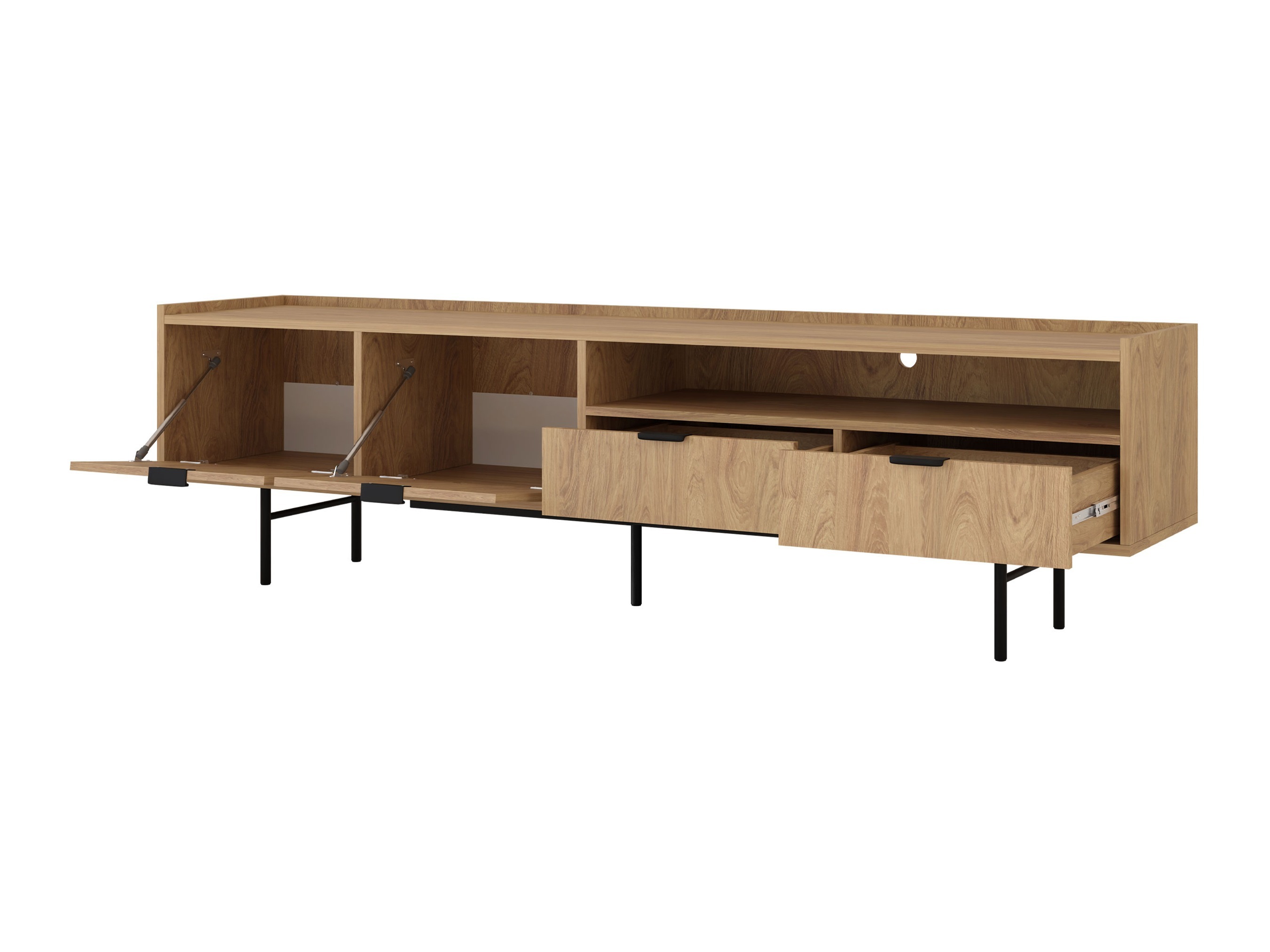 TV-Möbel Floelbe 105 (Eichenholzoptik)