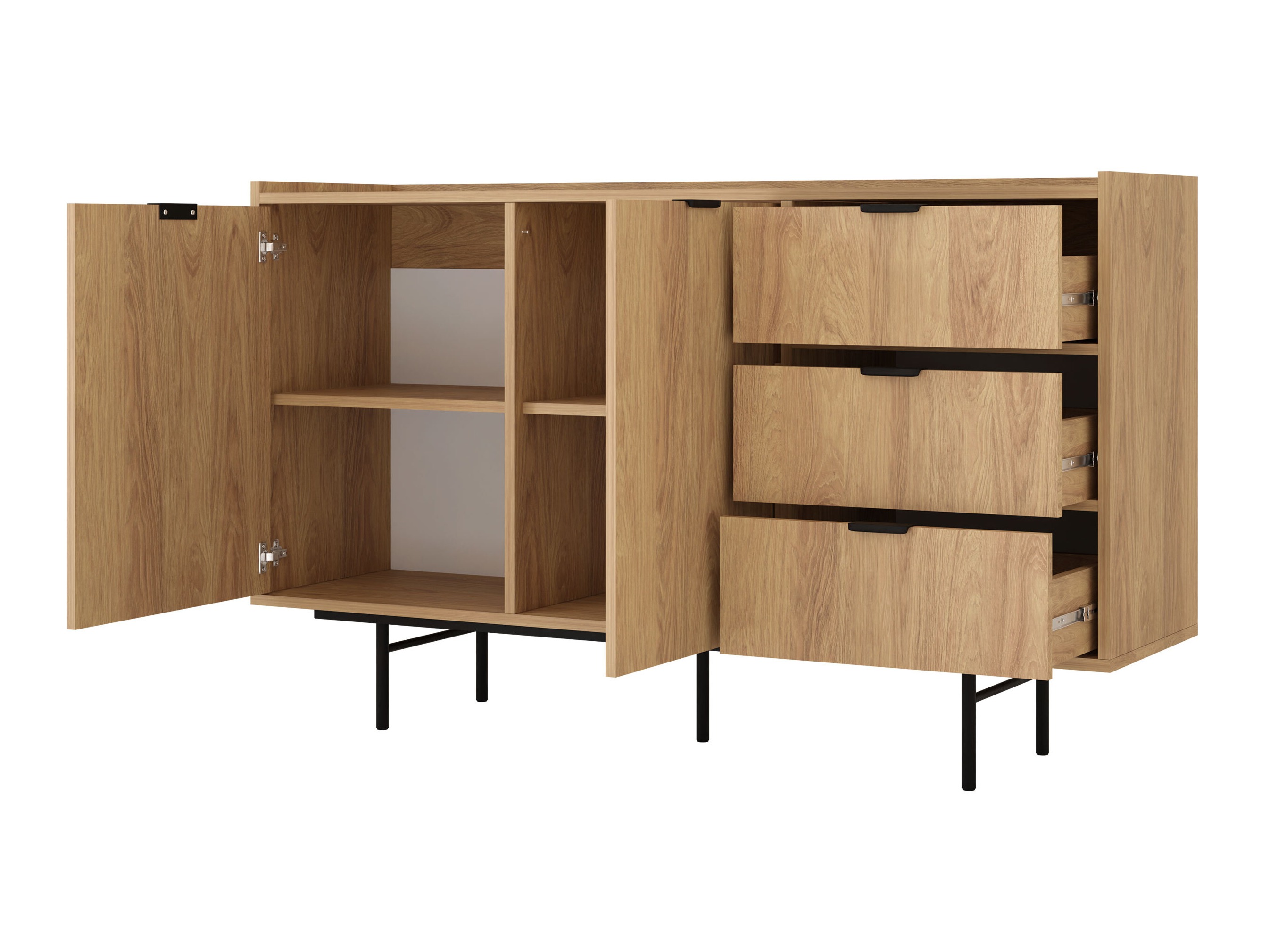 Wohnzimmer-Sets Floelbe 108 (Eichenholzoptik)