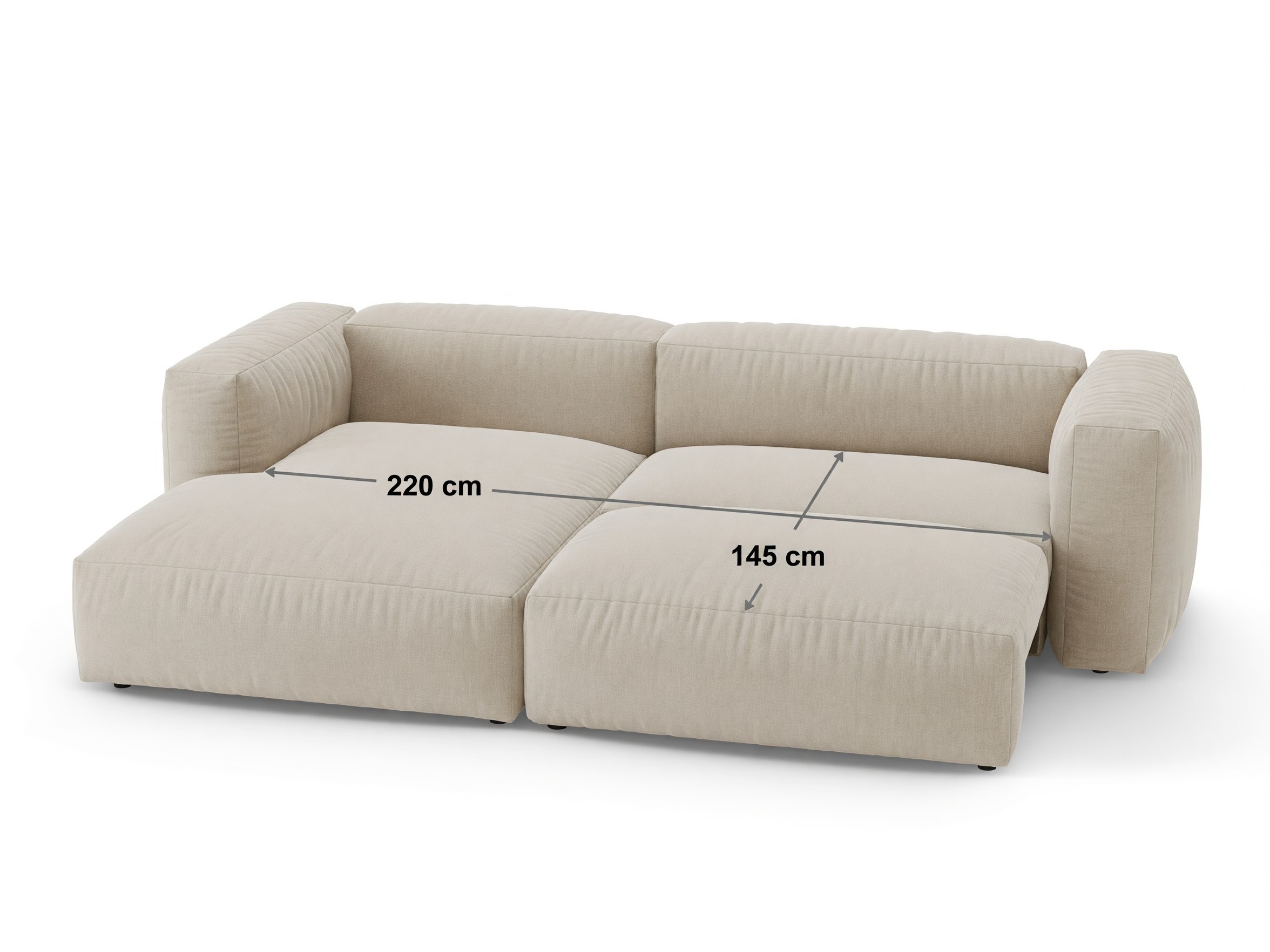 Ecksofa Sorcoro 136 (Vogue 01)