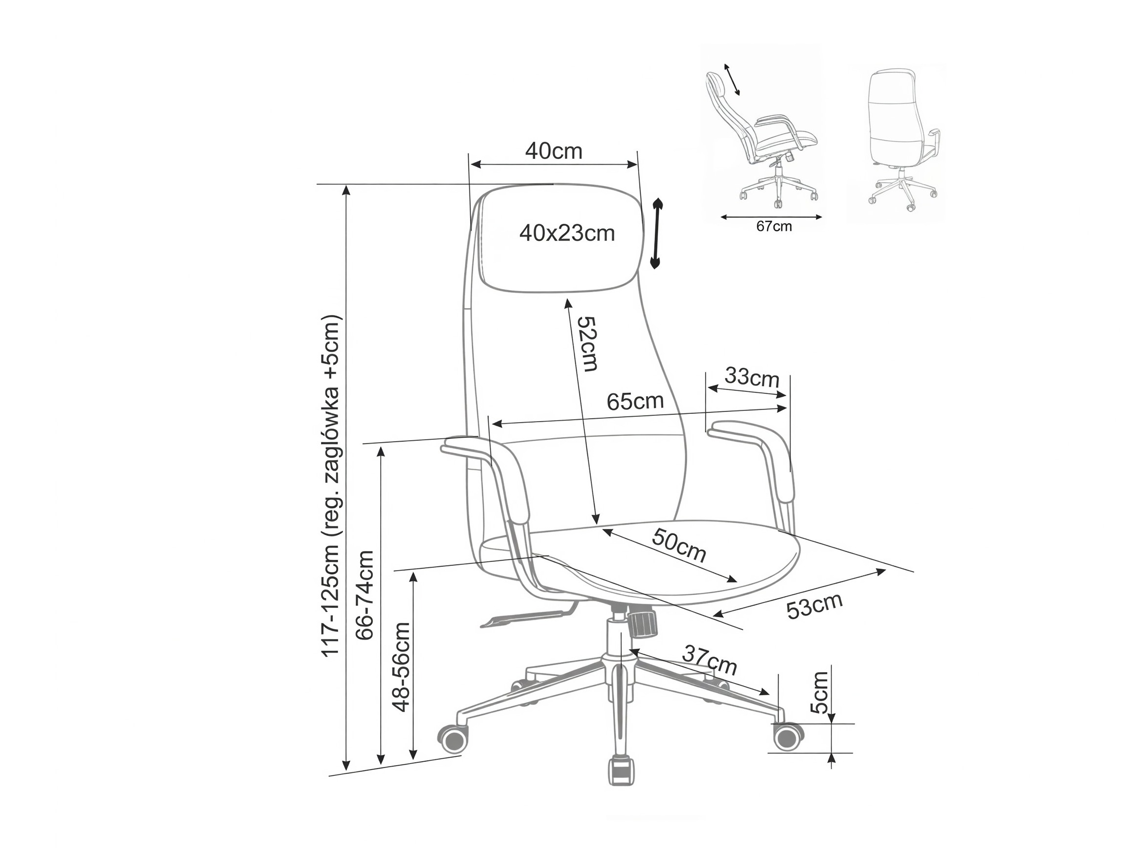 Bürostuhl Detroit 951 (Beige)