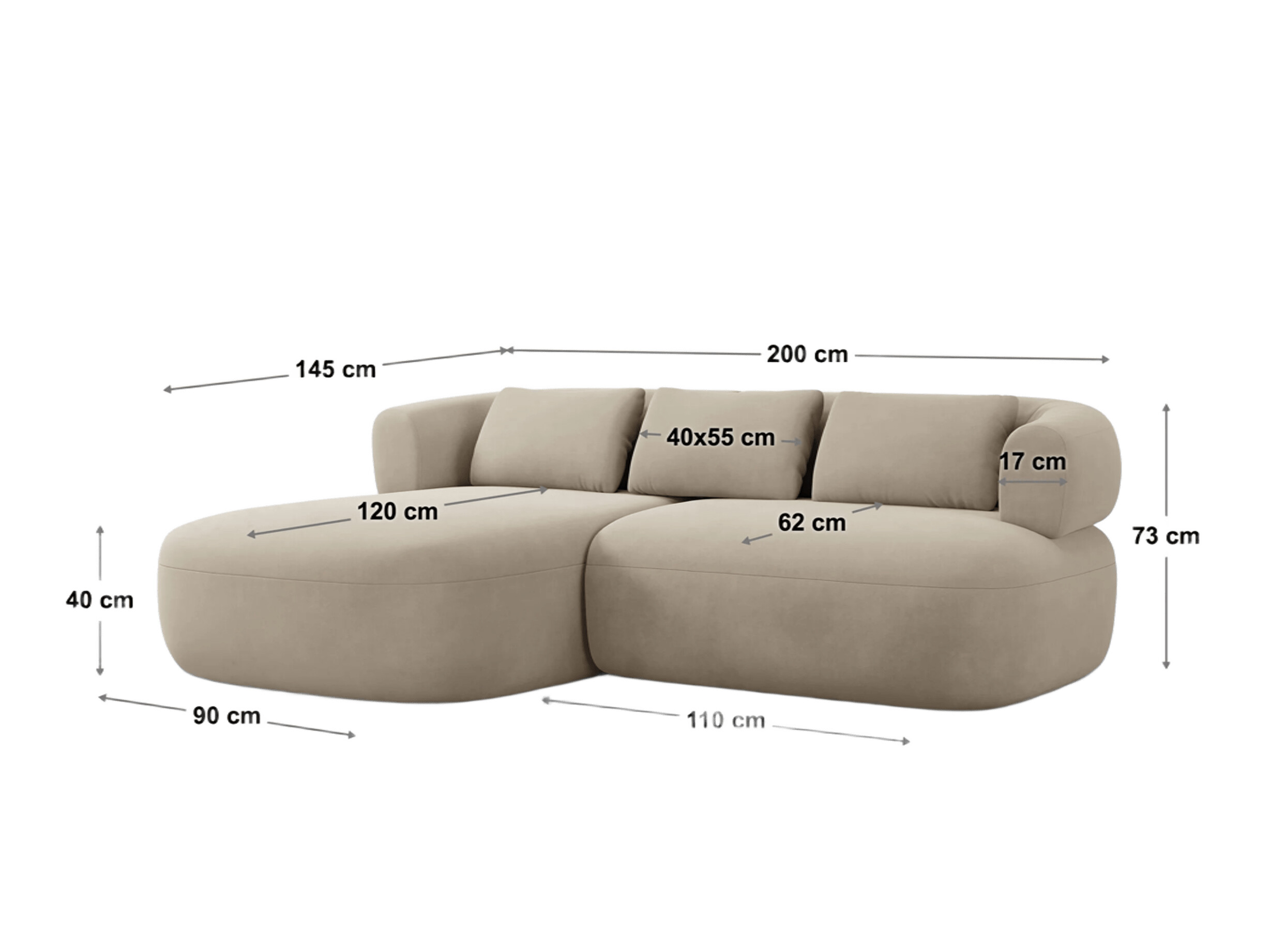 Ecksofa Etalo 101 (Salvador 01)