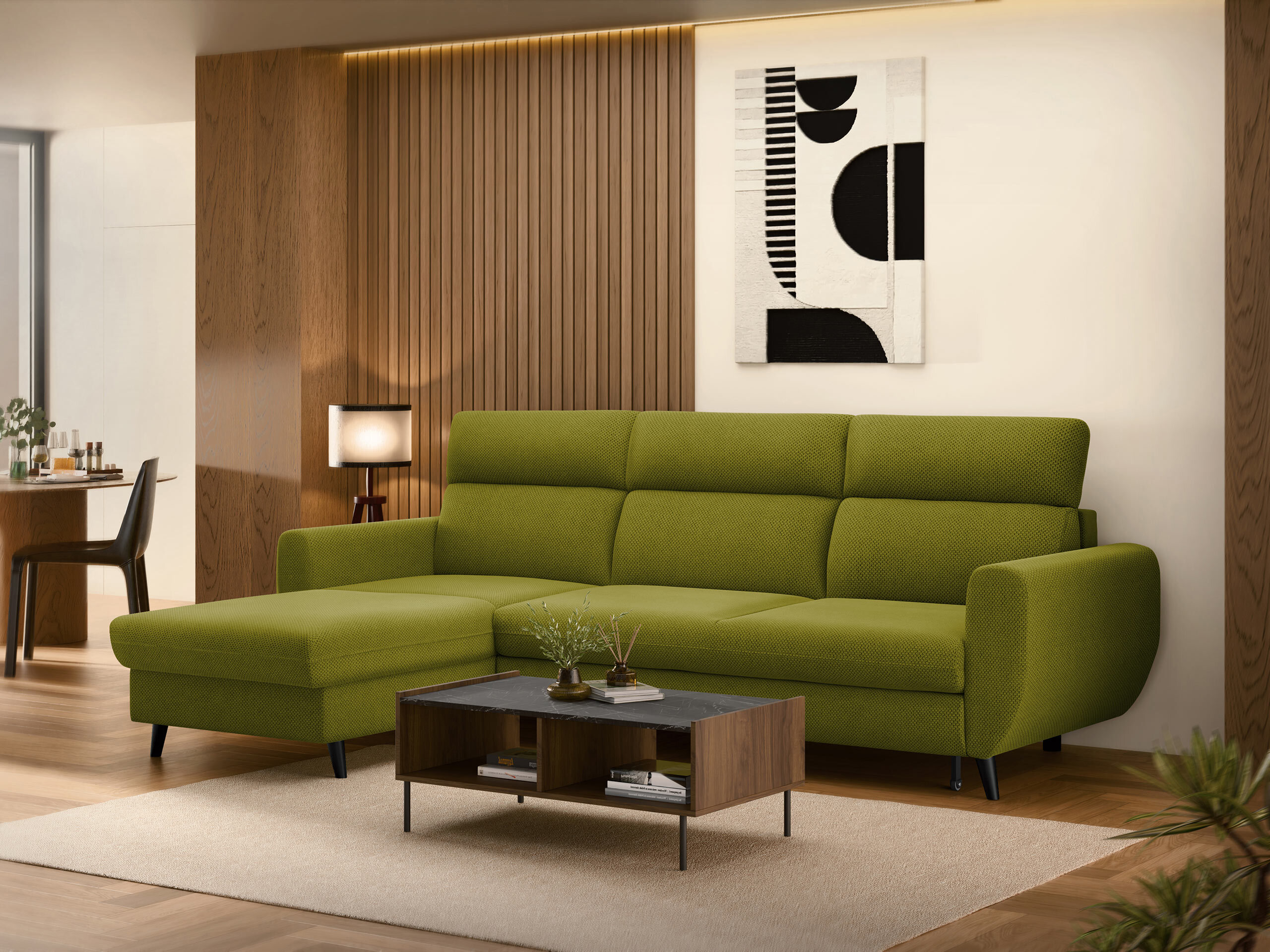 Ecksofa Temple 132 (Cruz 35)