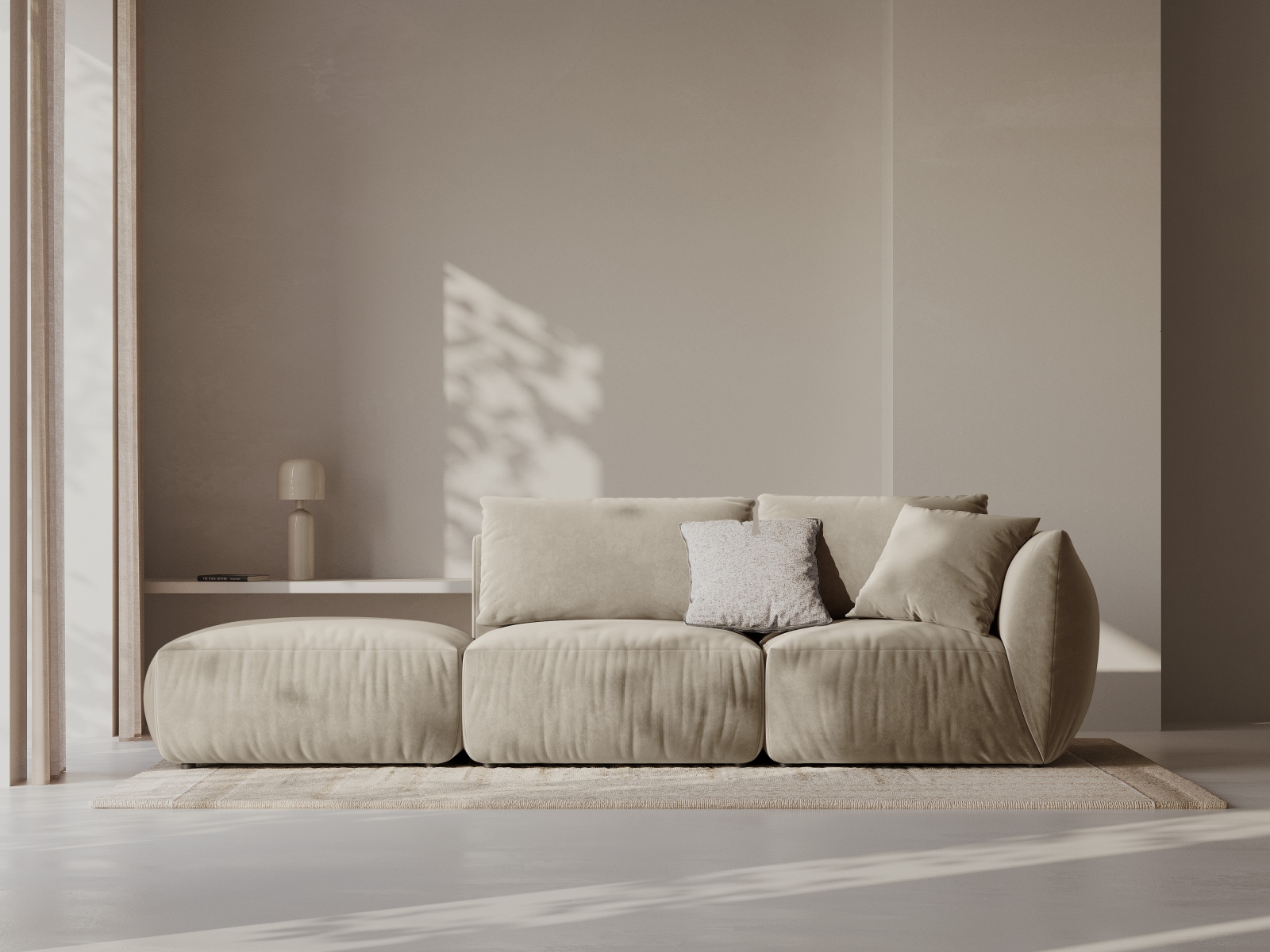 Modulares Sofa Ruvmone 105 (Casino Pearl)