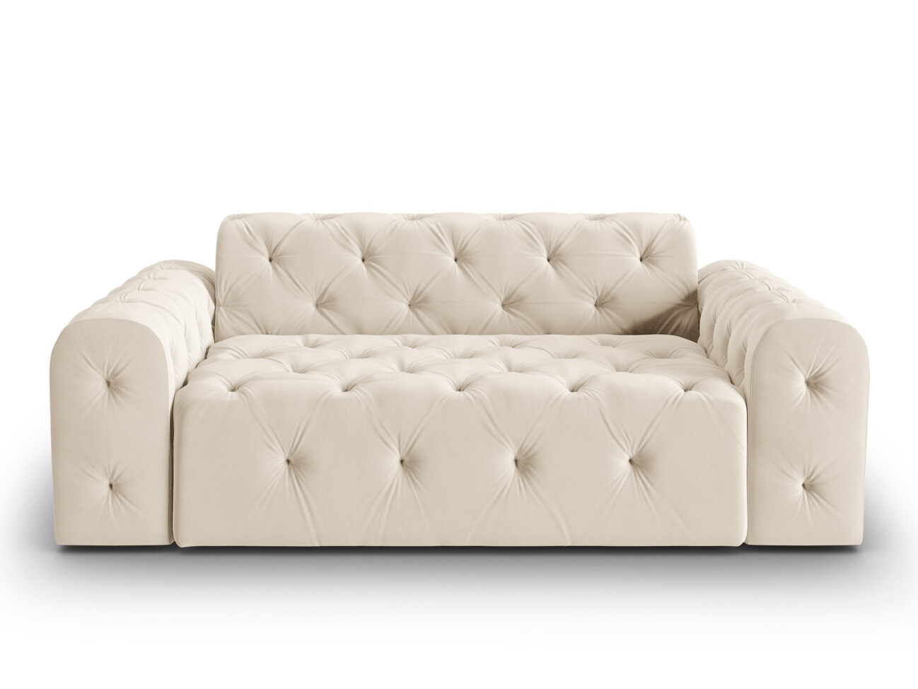 Chesterfield-Sofa Beckley 364 (Opera Cremefarben)