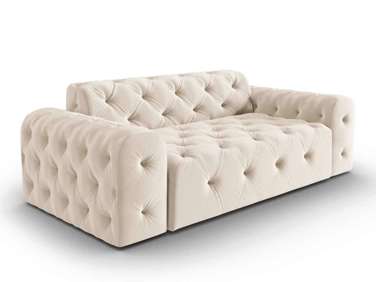 Chesterfield-Sofa Beckley 364 (Opera Cremefarben)