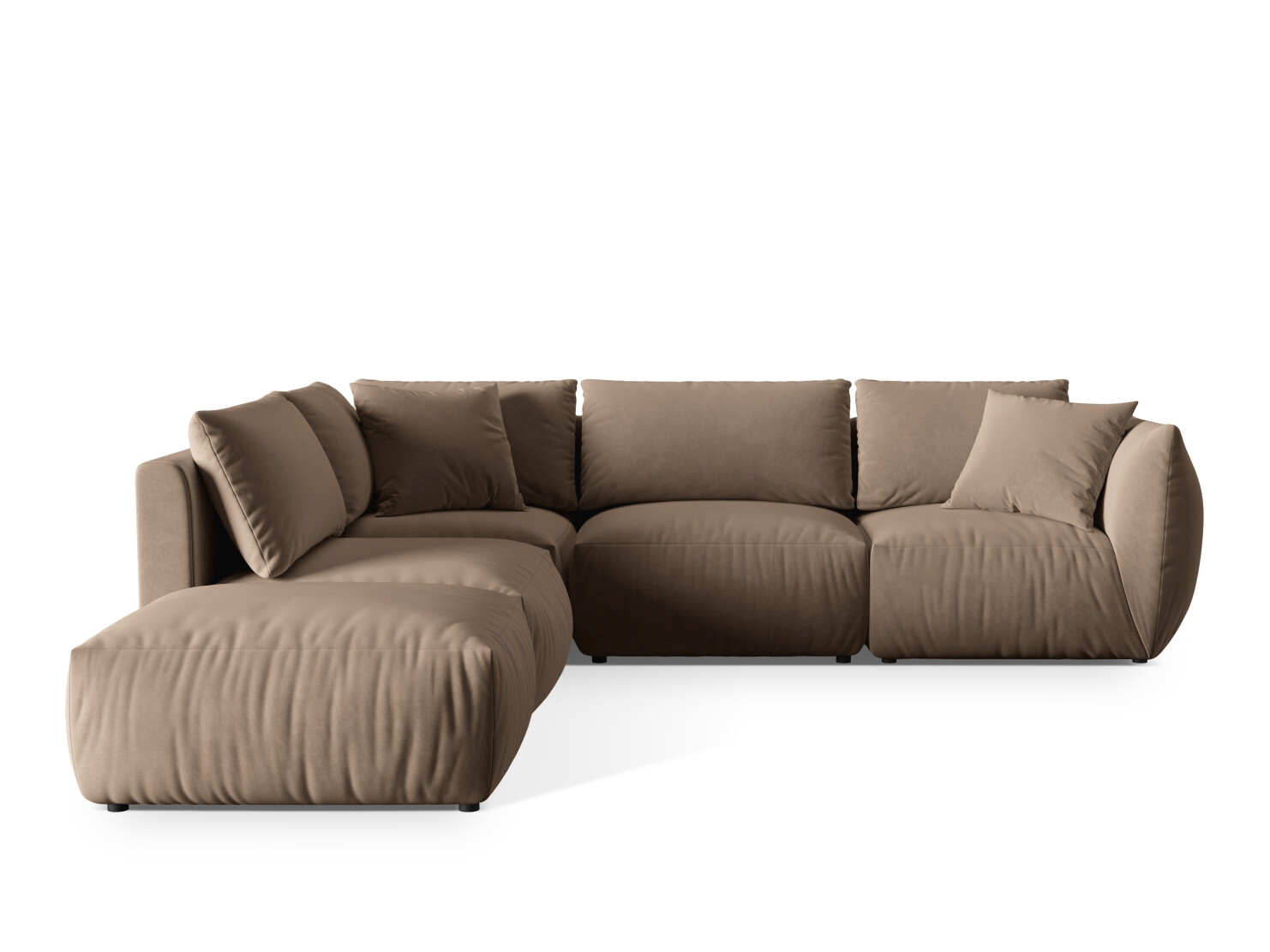 Modulares Ecksofa Ruvmone 108 (Casino Taupe)