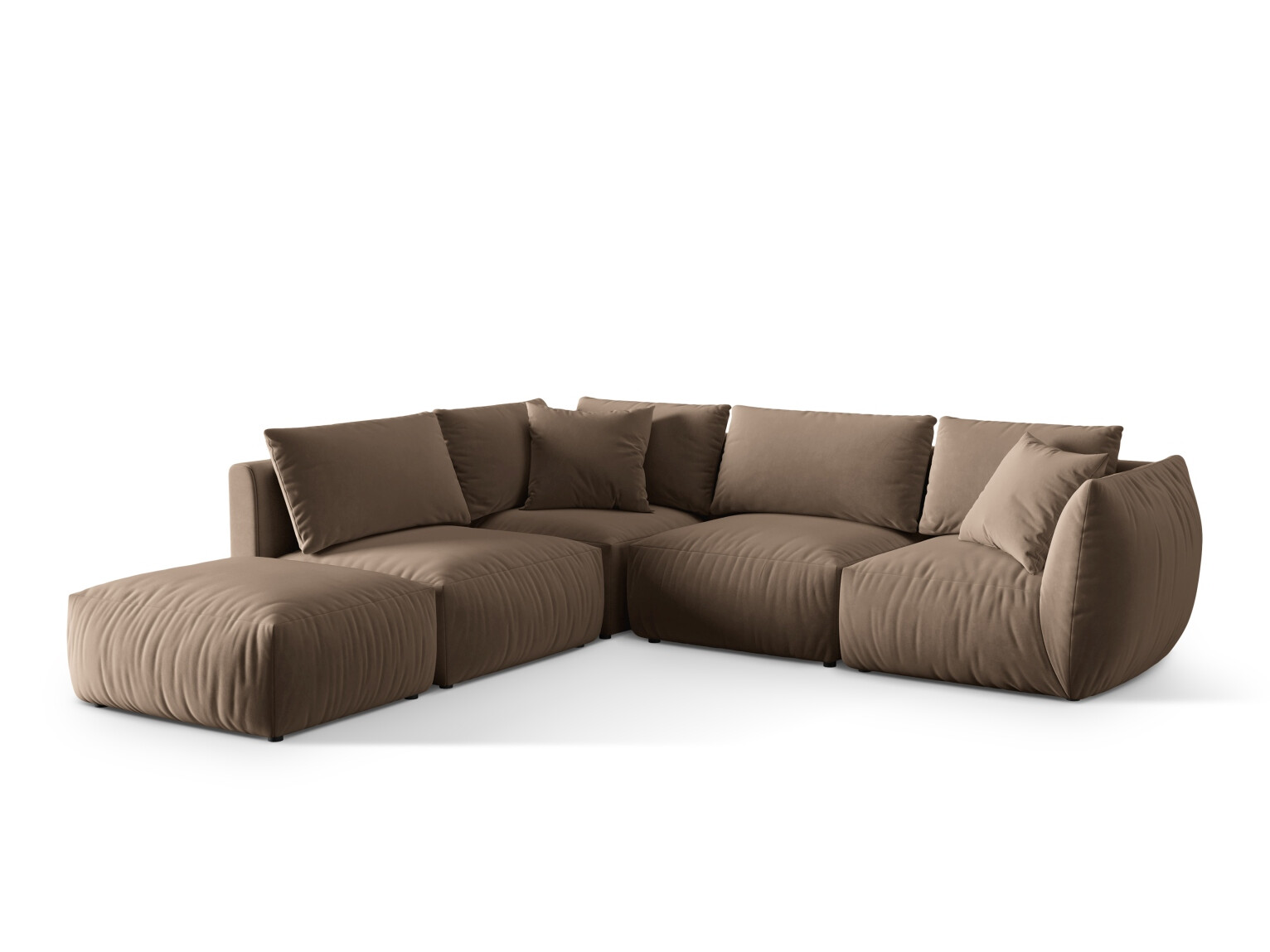 Modulares Ecksofa Ruvmone 108 (Casino Taupe)