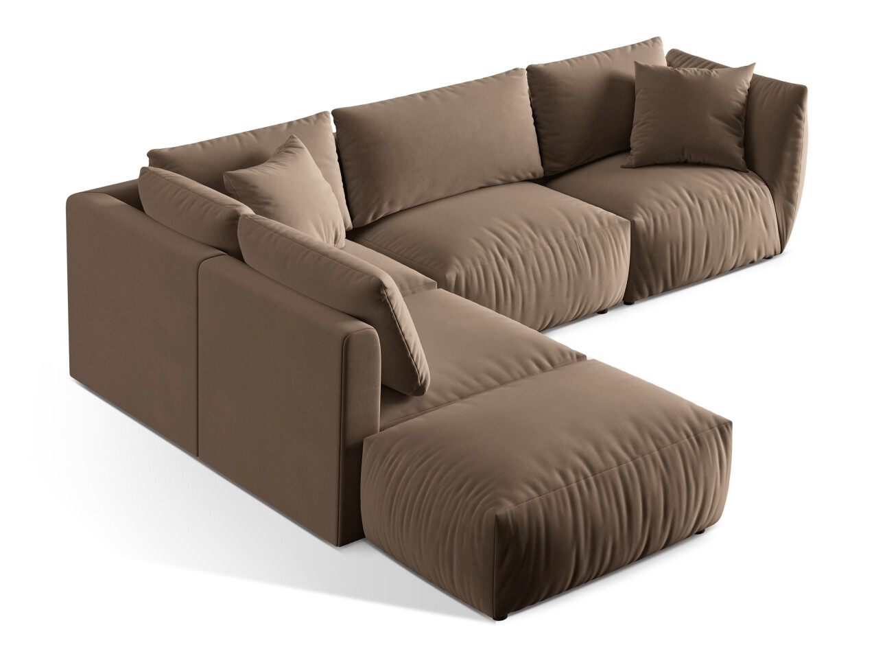 Modulares Ecksofa Ruvmone 108 (Casino Taupe)