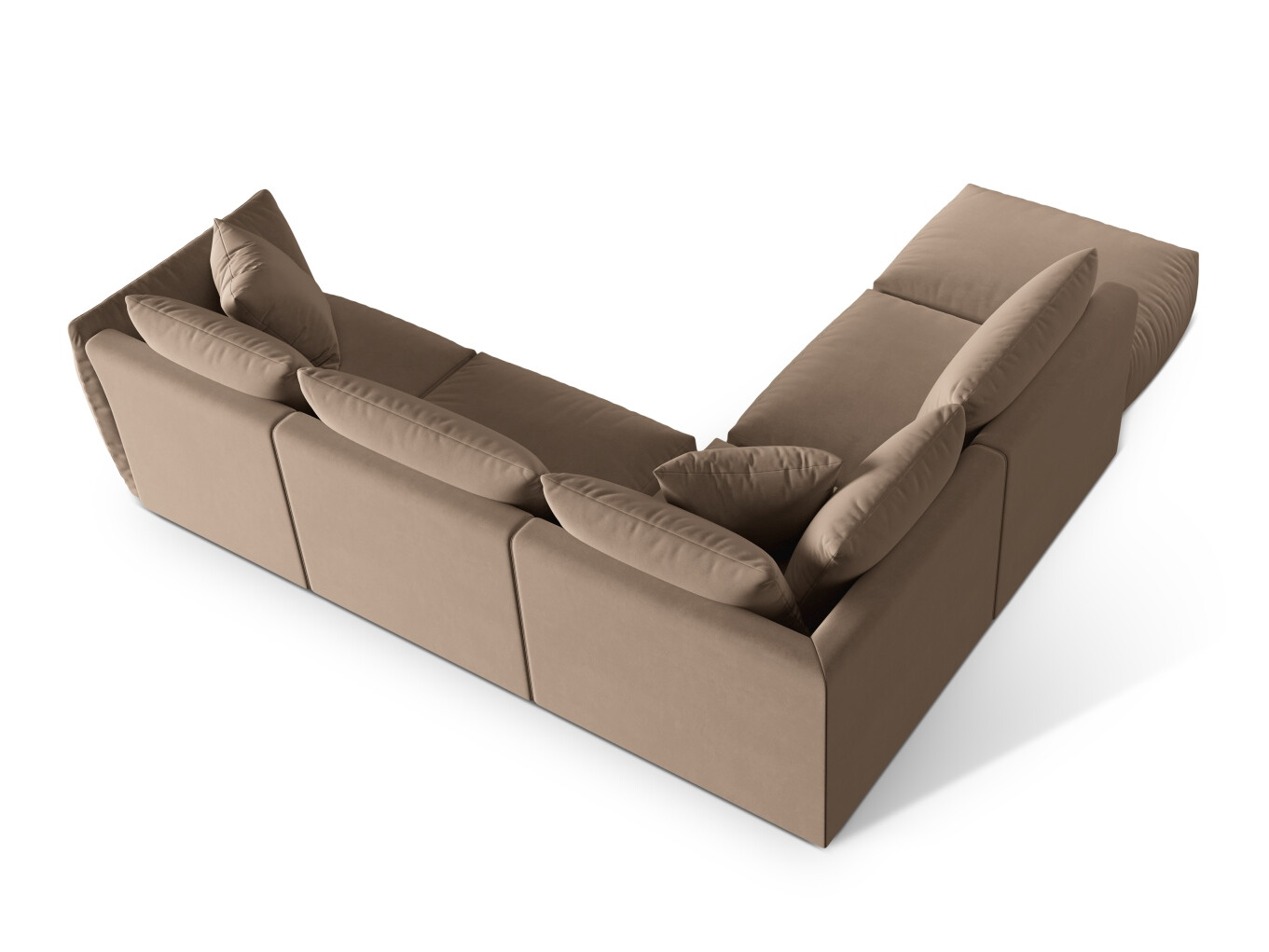 Modulares Ecksofa Ruvmone 108 (Casino Taupe)