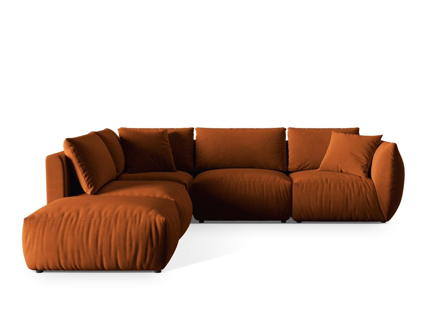 Modulares Ecksofa Ruvmone 108 (Casino Terracota)