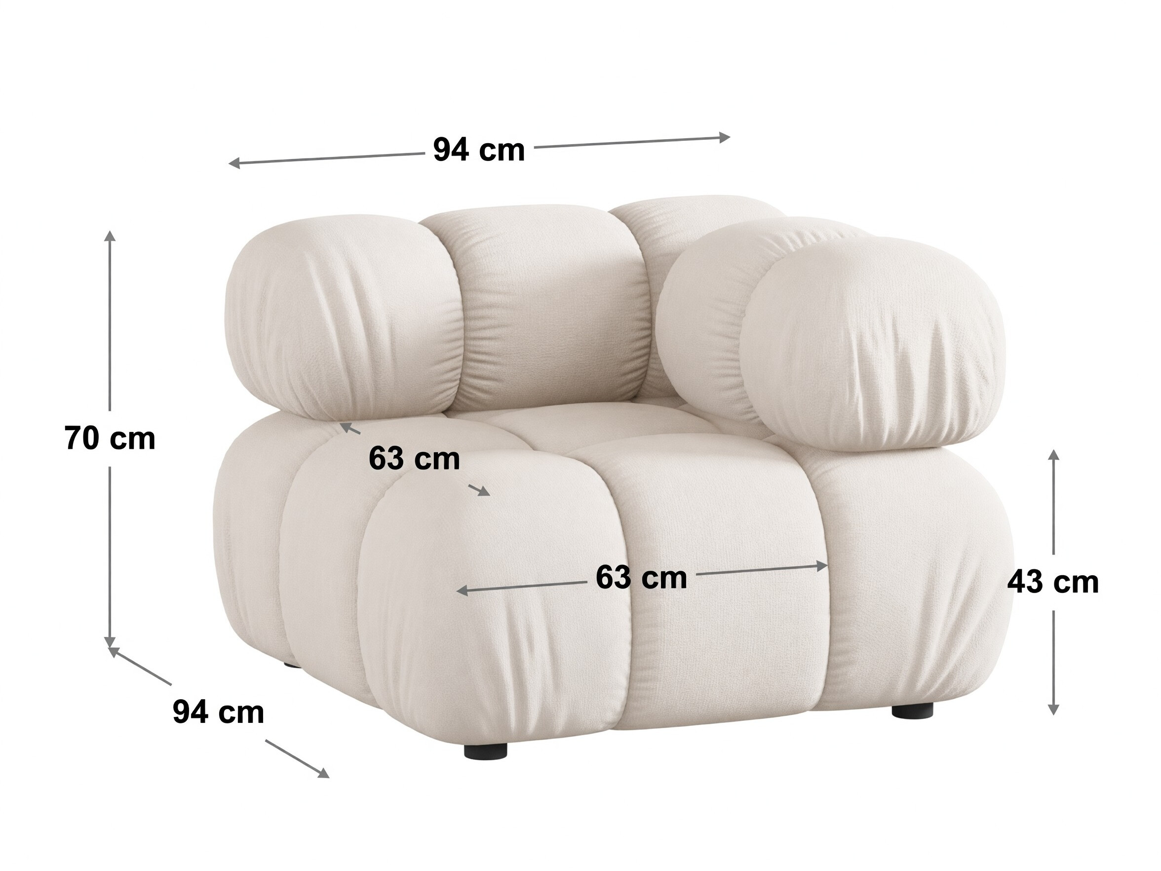 Modulare Sitzgruppe Caltenu 112 (Bluvel 19)