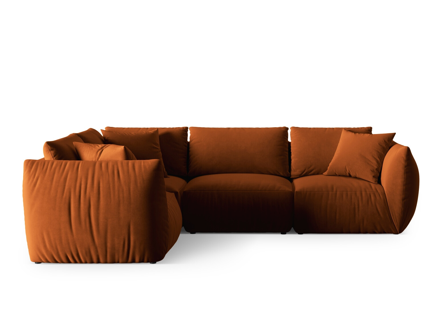 Modulares Ecksofa Ruvmone 109 (Casino Terracota)