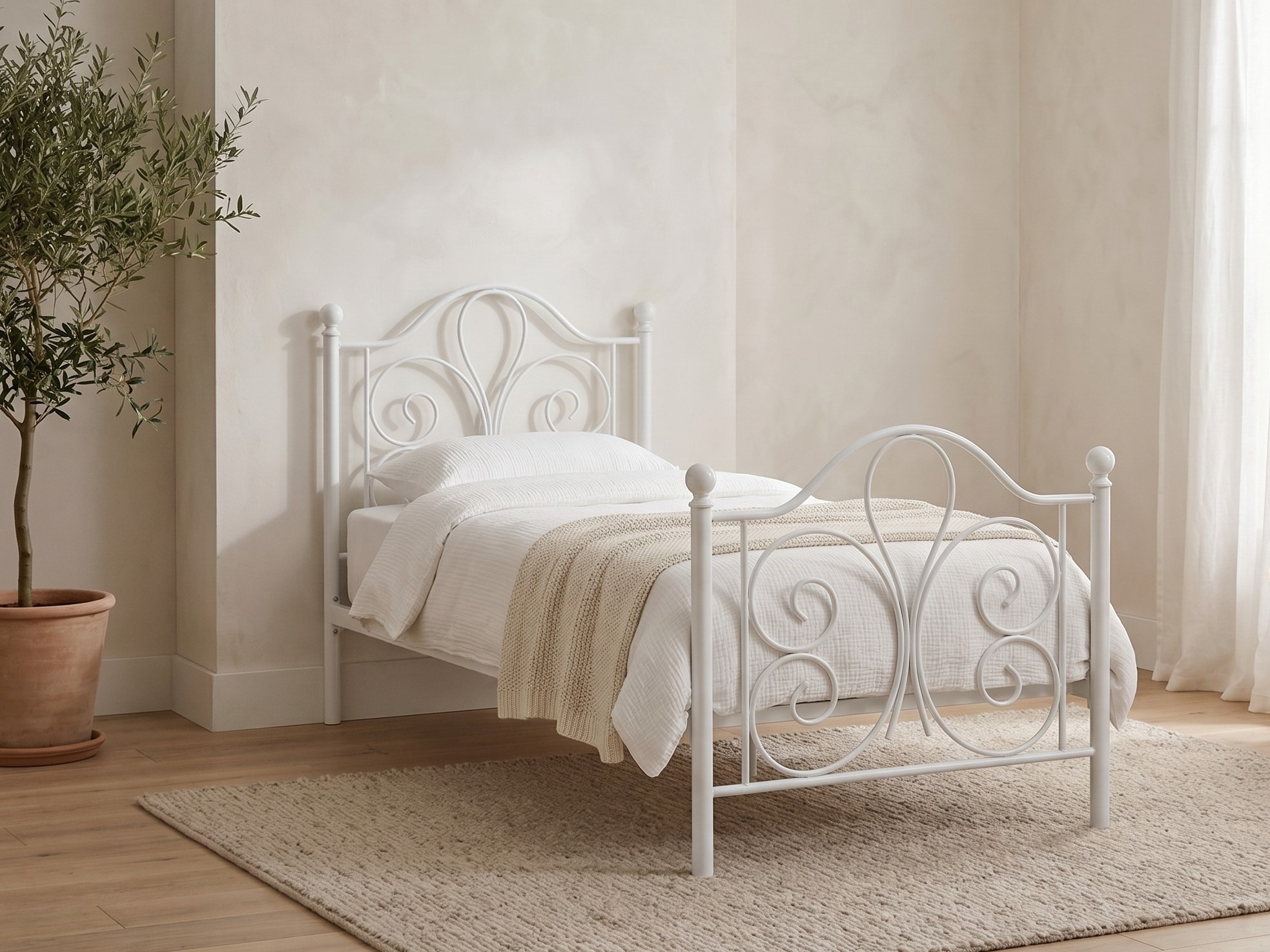 Bett Houston 1355 (Weiss)