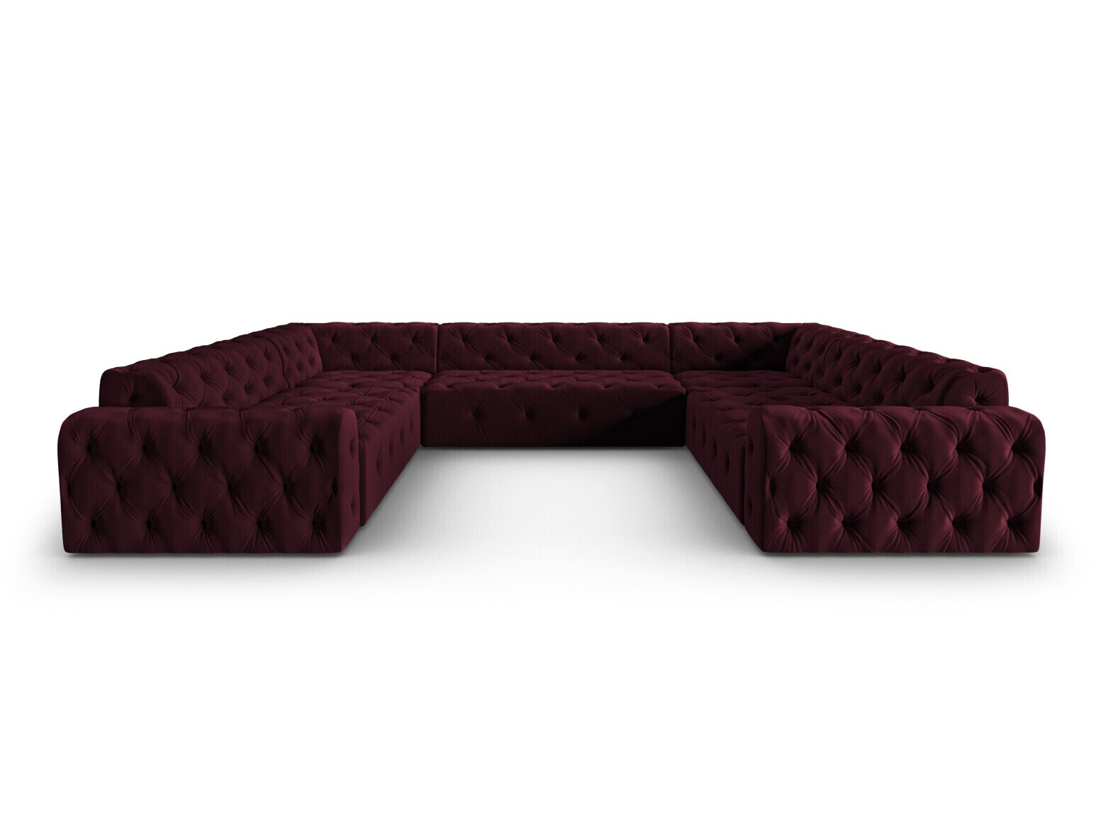 Chesterfield ecksofa Beckley 366 (Opera Bordeaux)