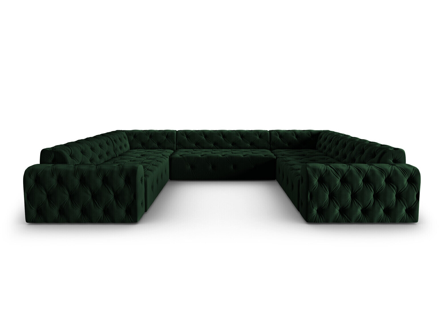 Chesterfield ecksofa Beckley 366 (Opera Deep grün)