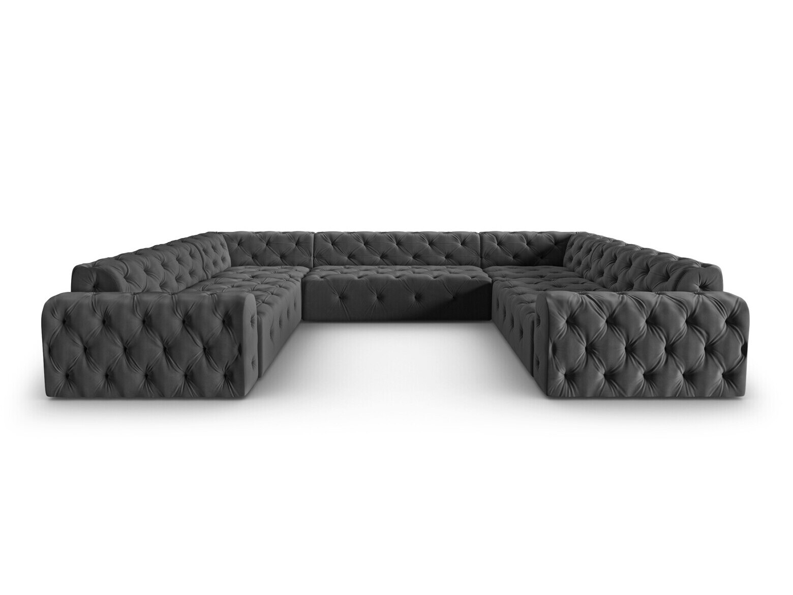 Chesterfield ecksofa Beckley 366 (Opera Graphit)