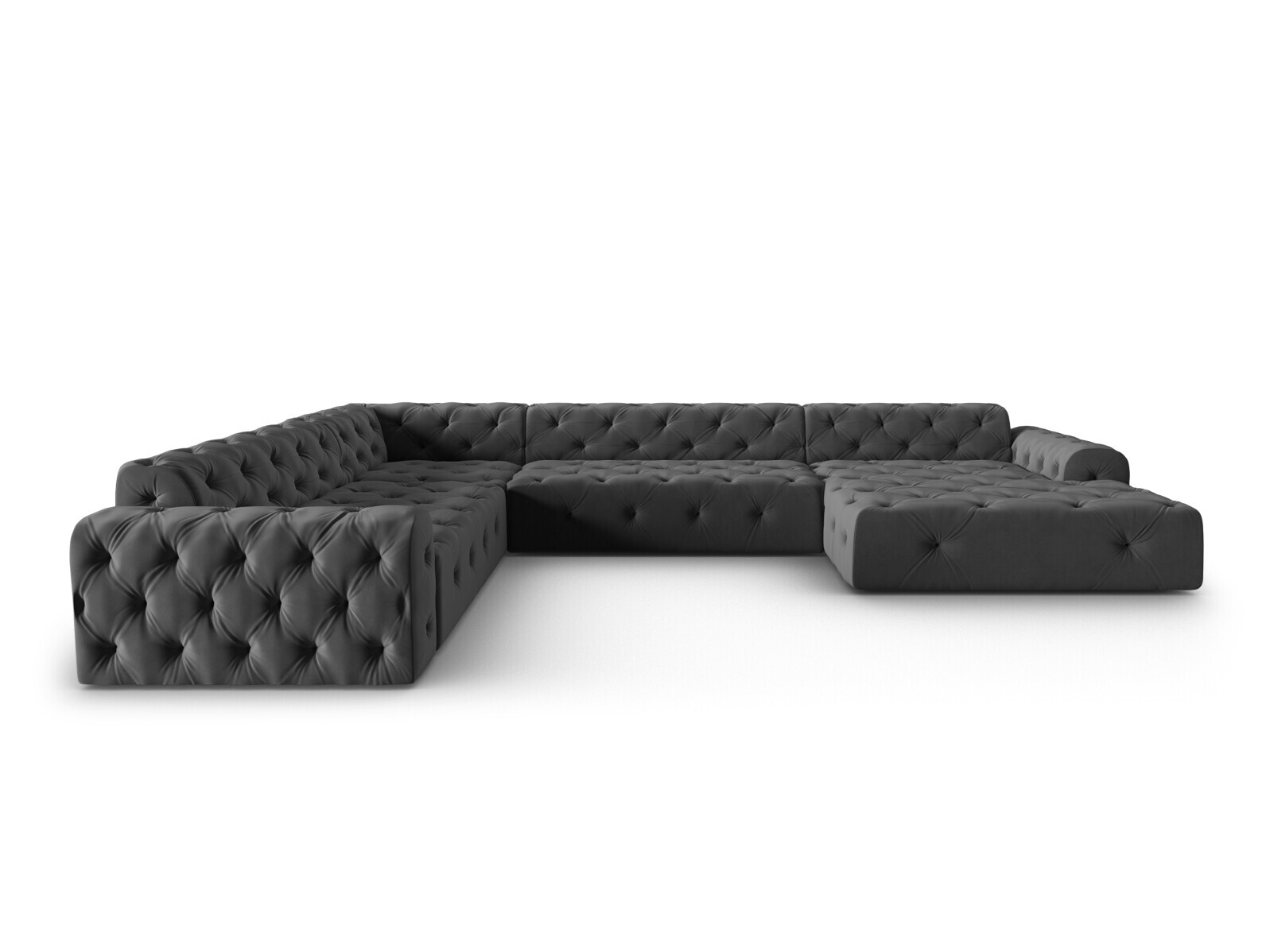 Chesterfield ecksofa Beckley 367 (Opera Graphit)