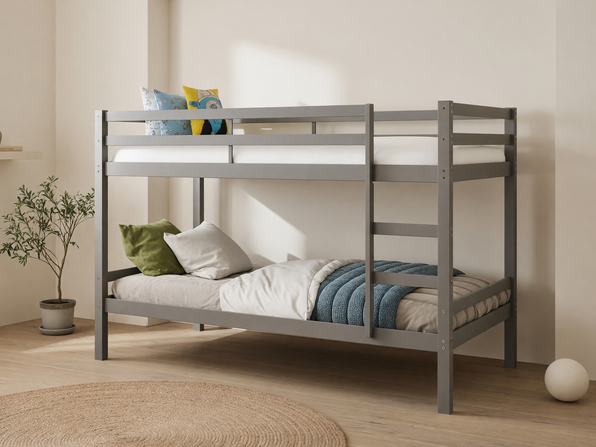 Etagenbett Ruvfiva 100 (Grau)