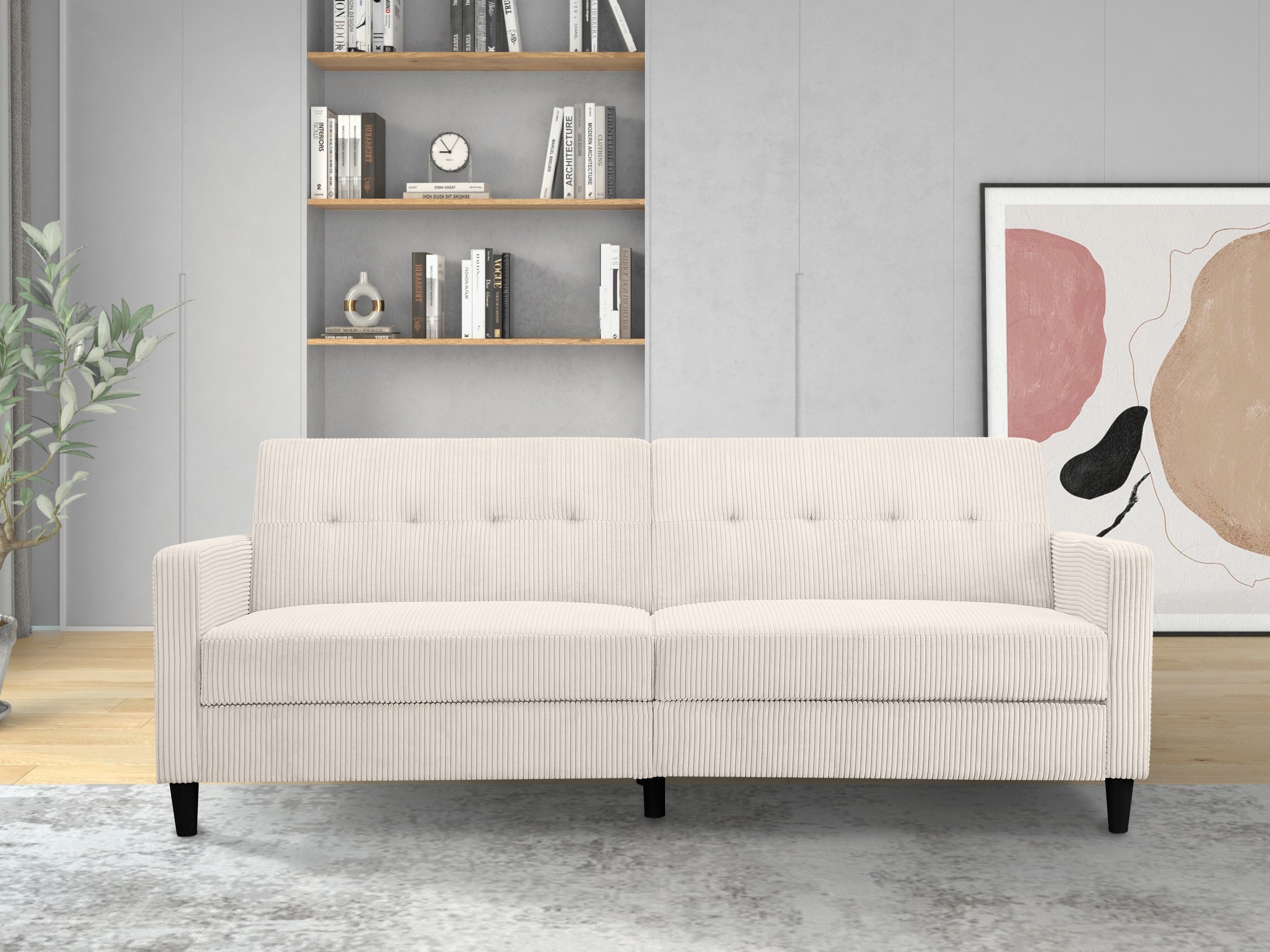 Schlafsofa Tulsa 626 (Cremefarben)