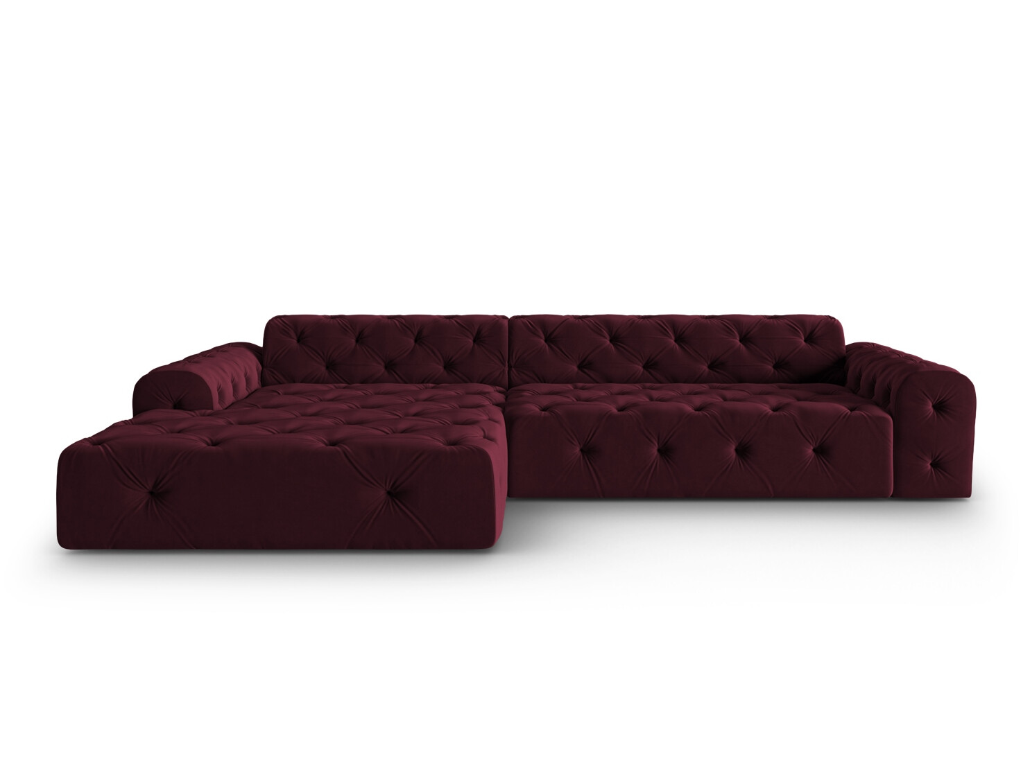 Chesterfield ecksofa Beckley 368 (Opera Bordeaux)