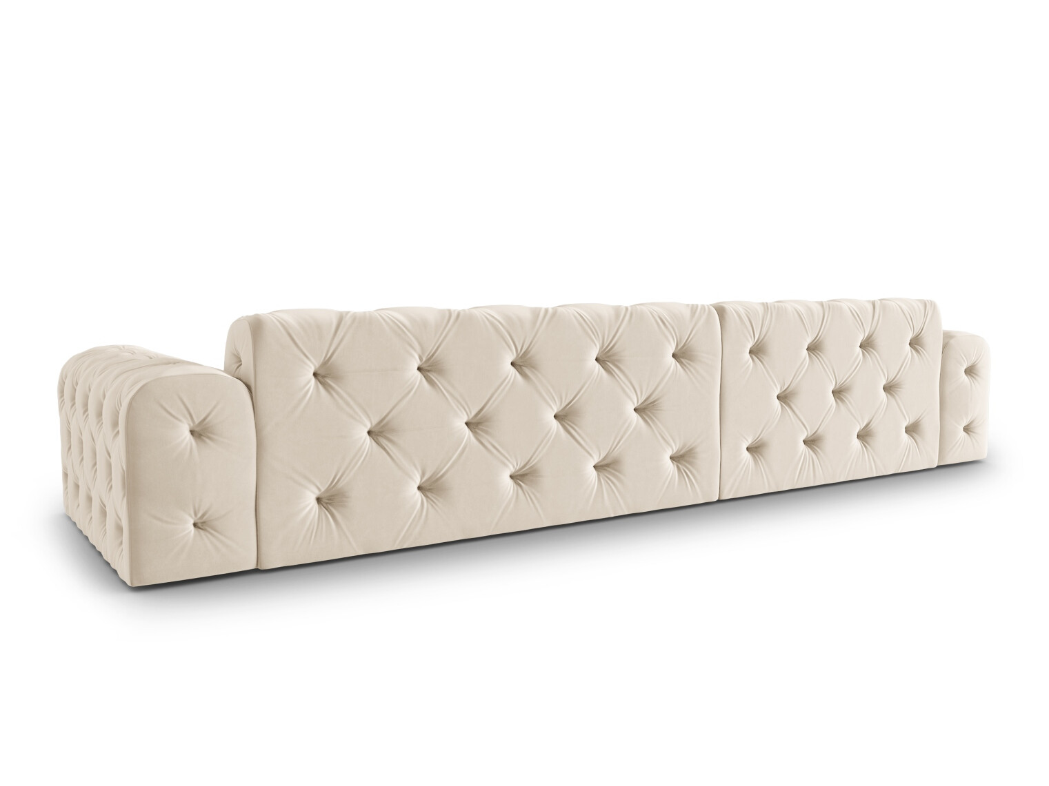 Chesterfield ecksofa Beckley 368 (Opera Cremefarben)
