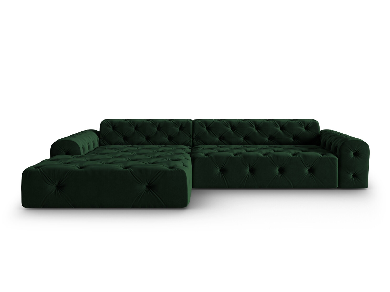 Chesterfield ecksofa Beckley 368 (Opera Deep grün)