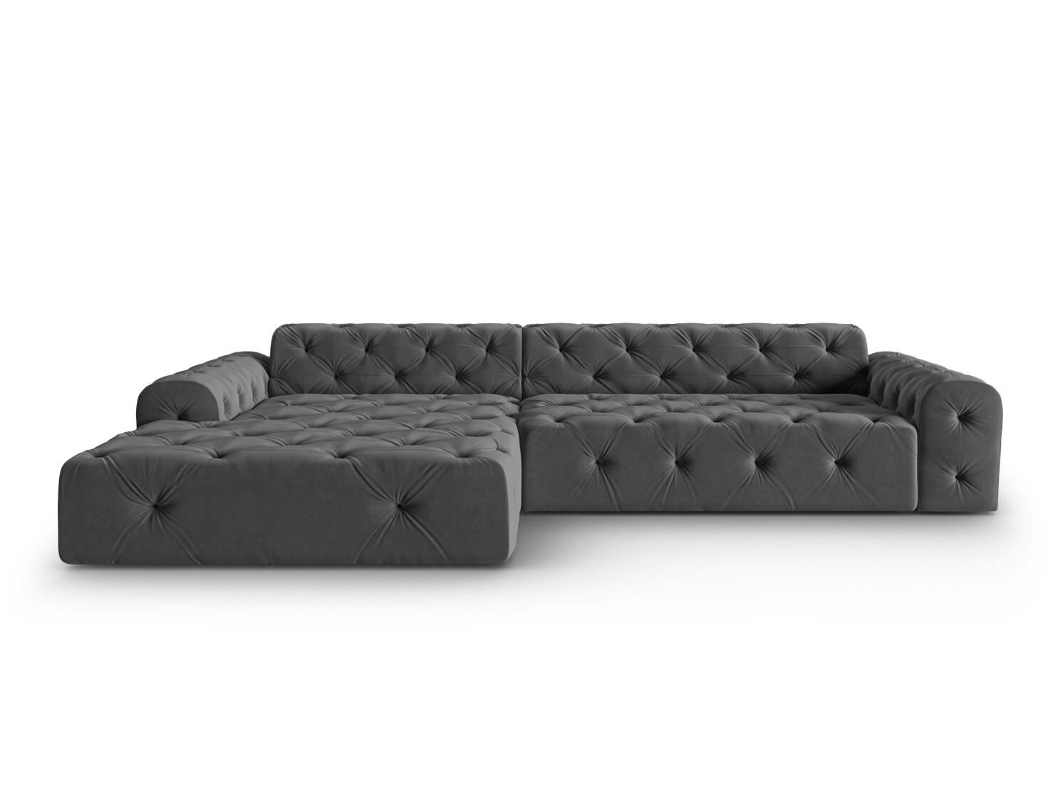 Chesterfield ecksofa Beckley 368 (Opera Graphit)