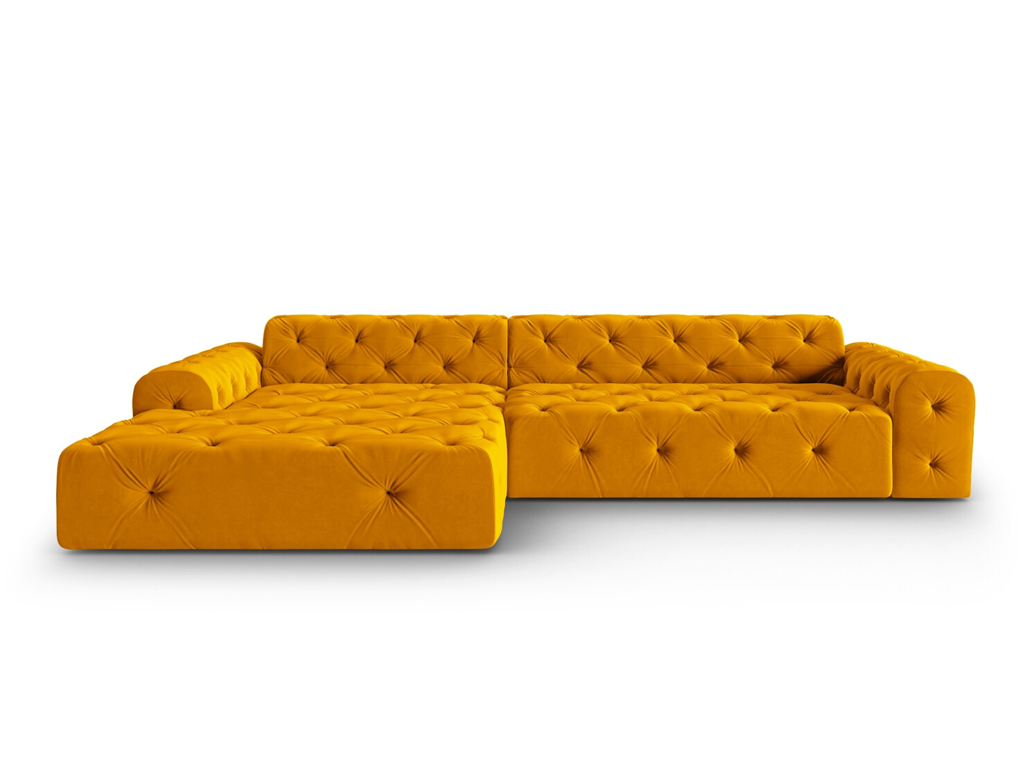 Chesterfield ecksofa Beckley 368 (Opera Mostaza)