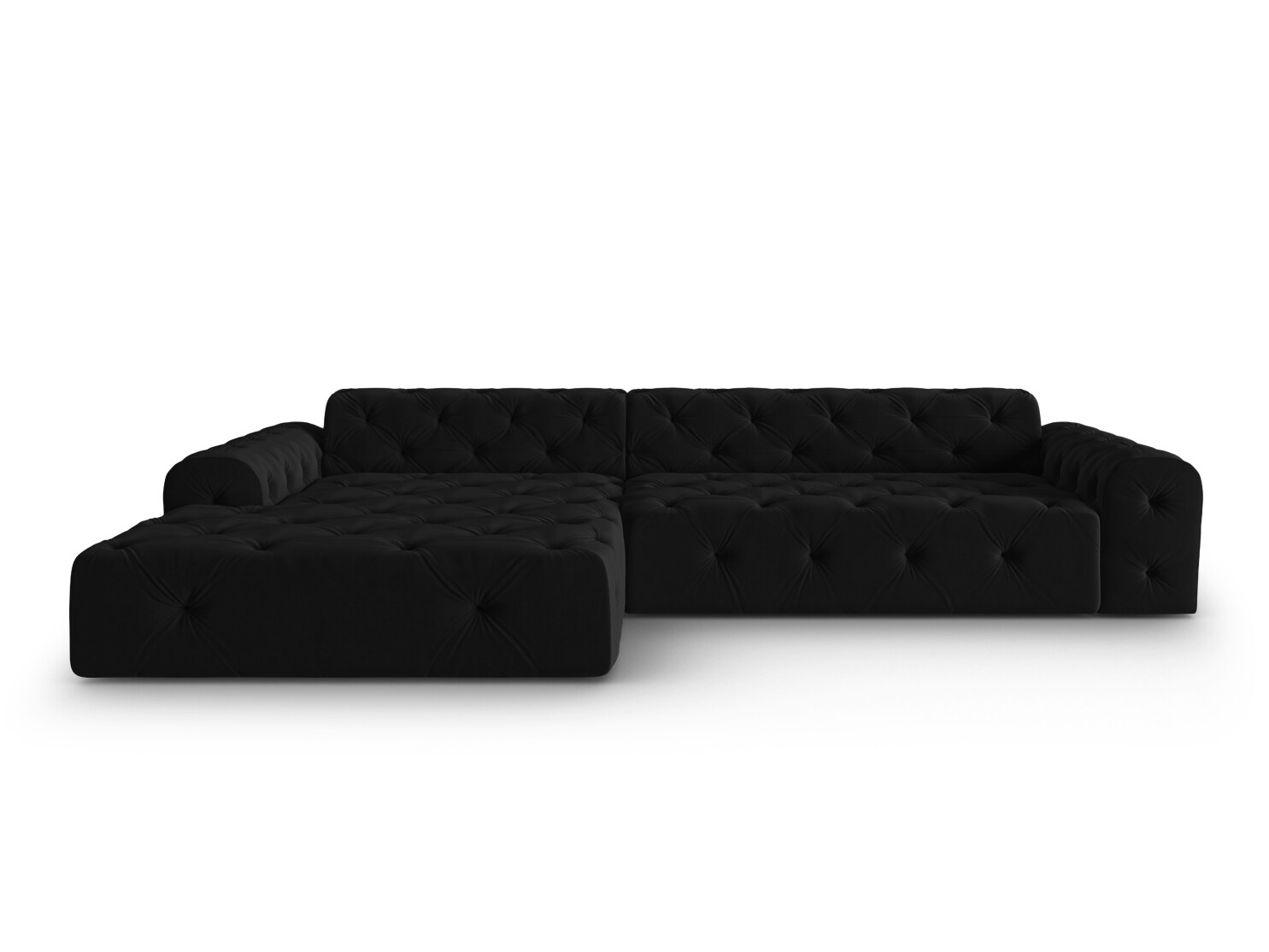 Chesterfield ecksofa Beckley 368 (Opera Schwarz)